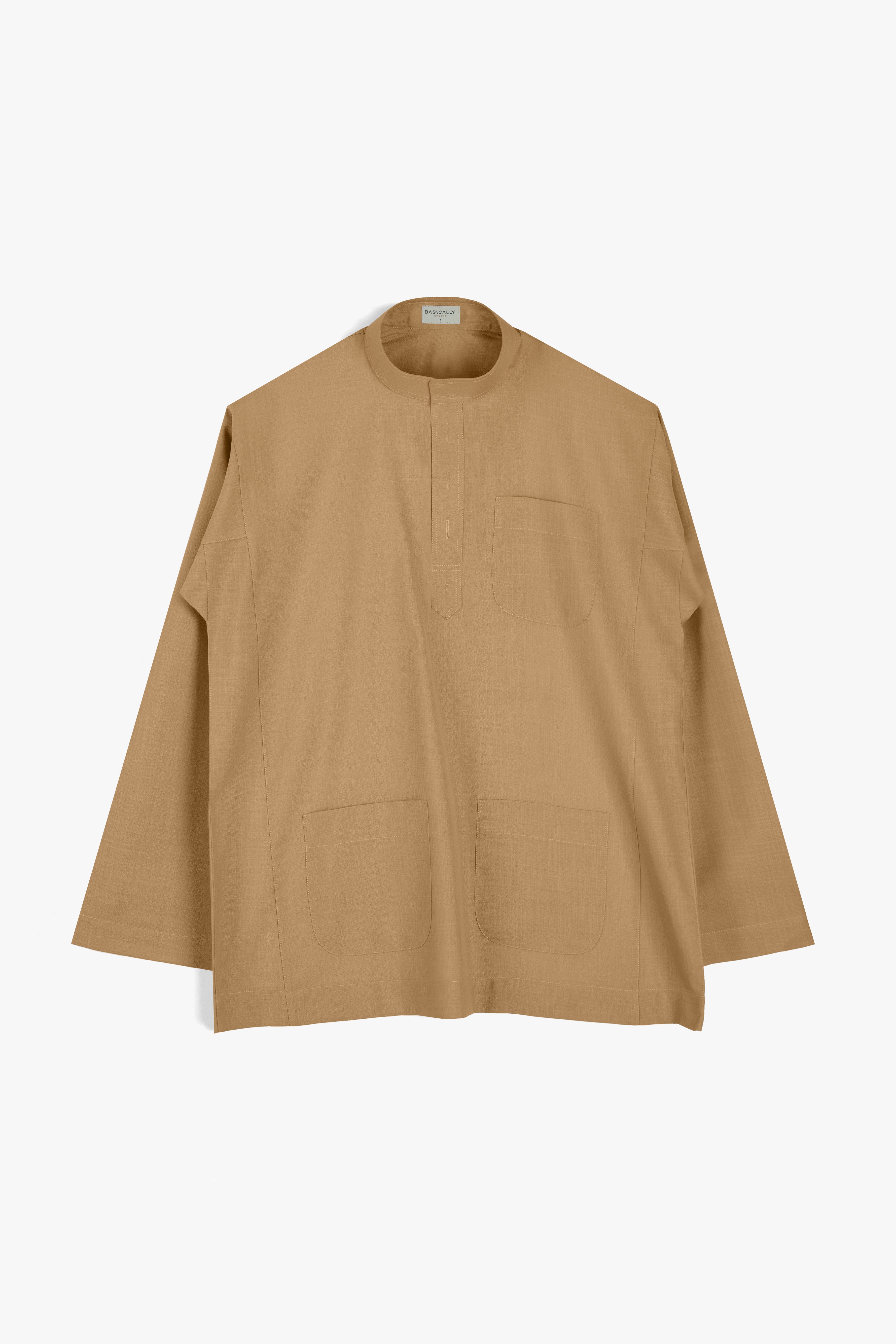 Cekak Musang in Nude Brown