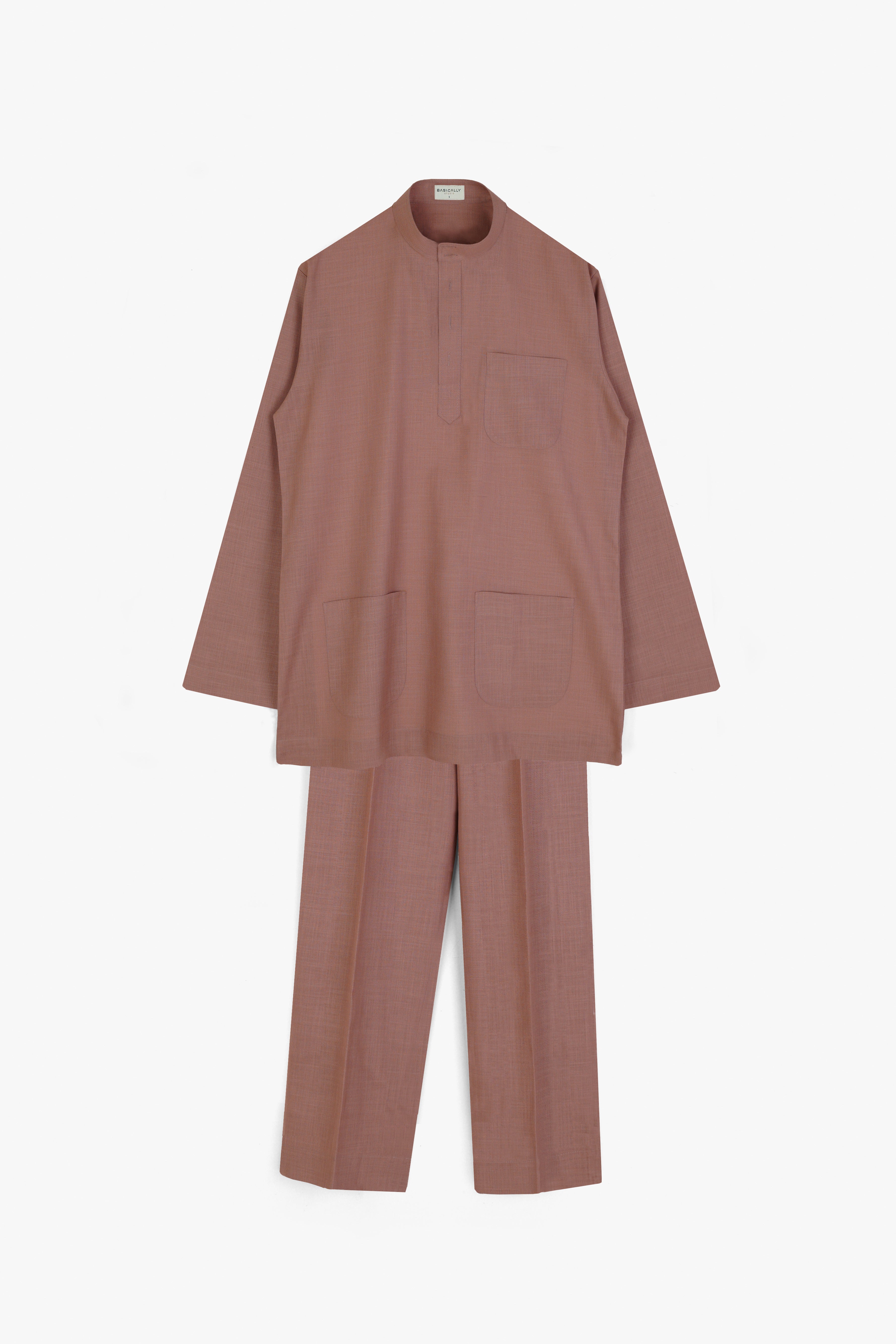 Cekak Musang in Taupe Brown