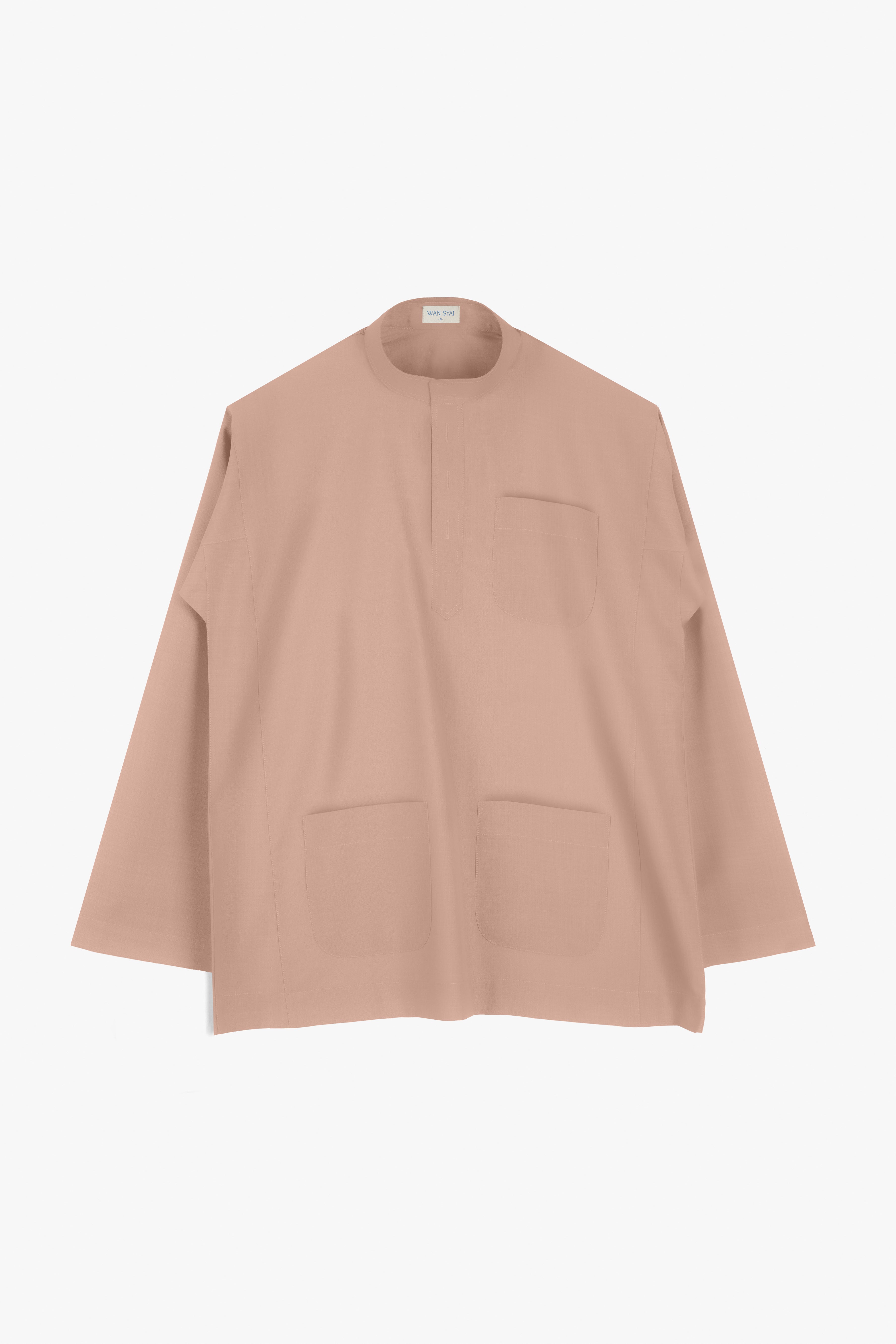 Cekak Musang in Nude Pink