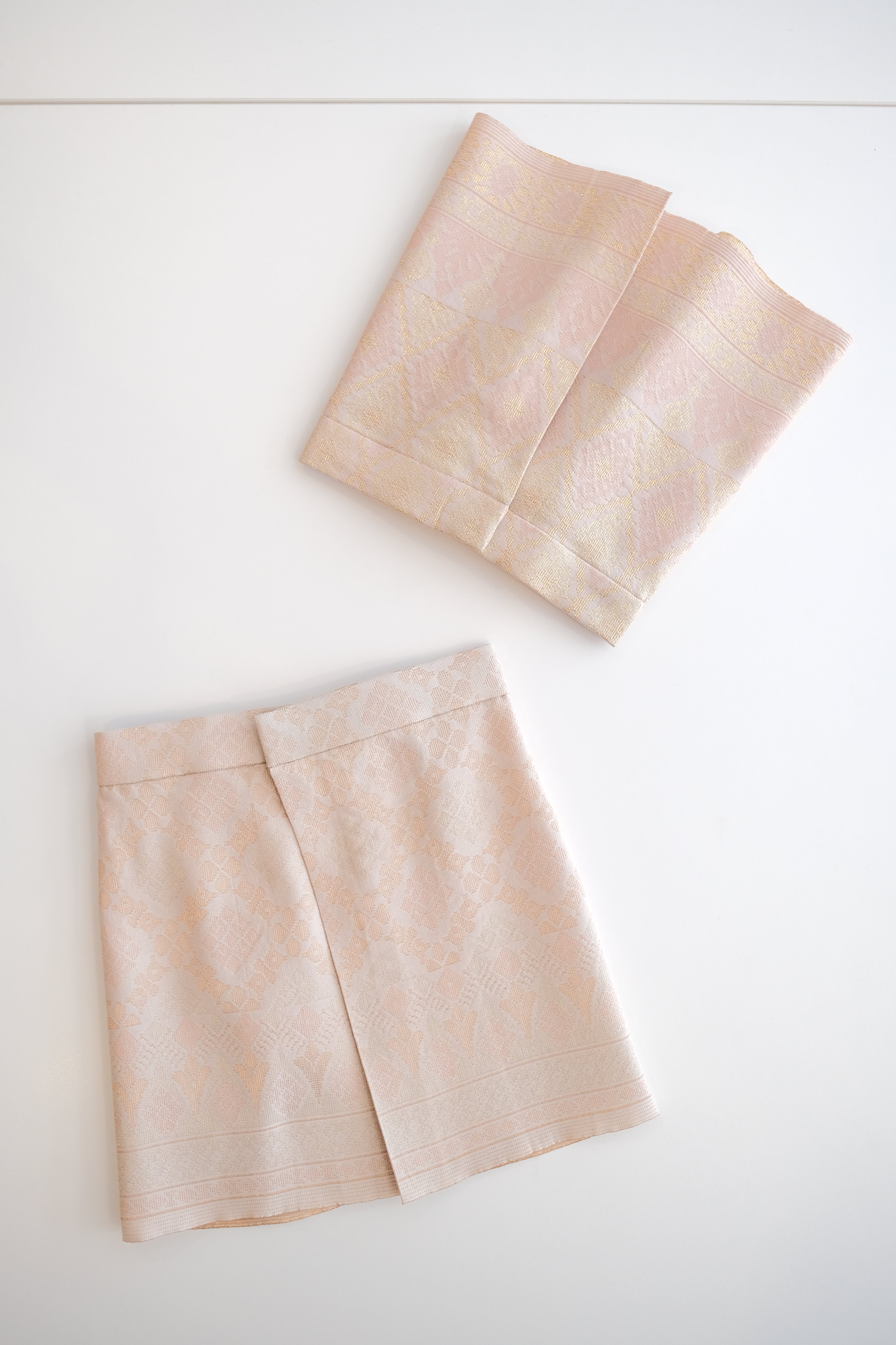 Songket Sampin Kids in Pink Salt