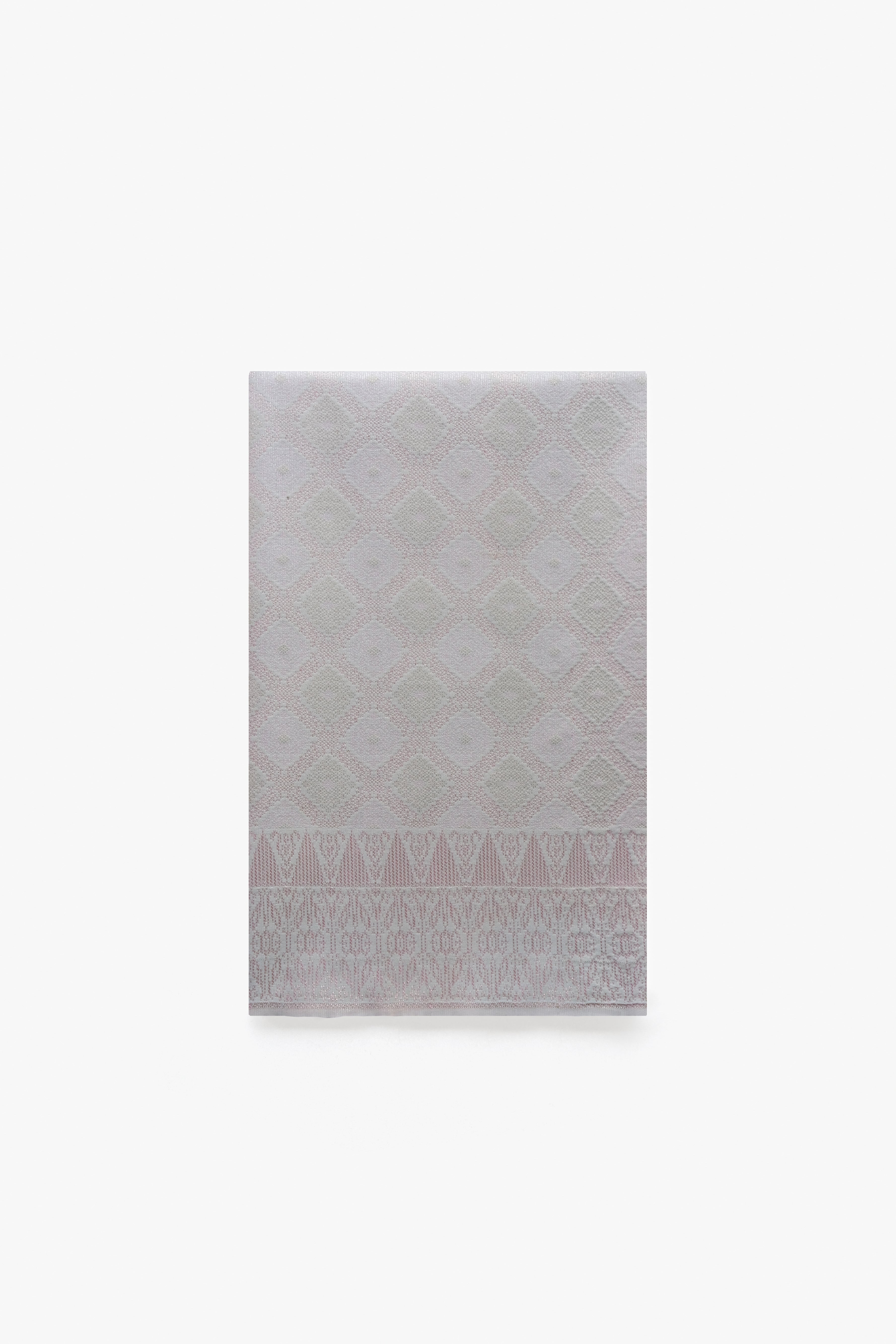 Songket Sampin in Light Grey