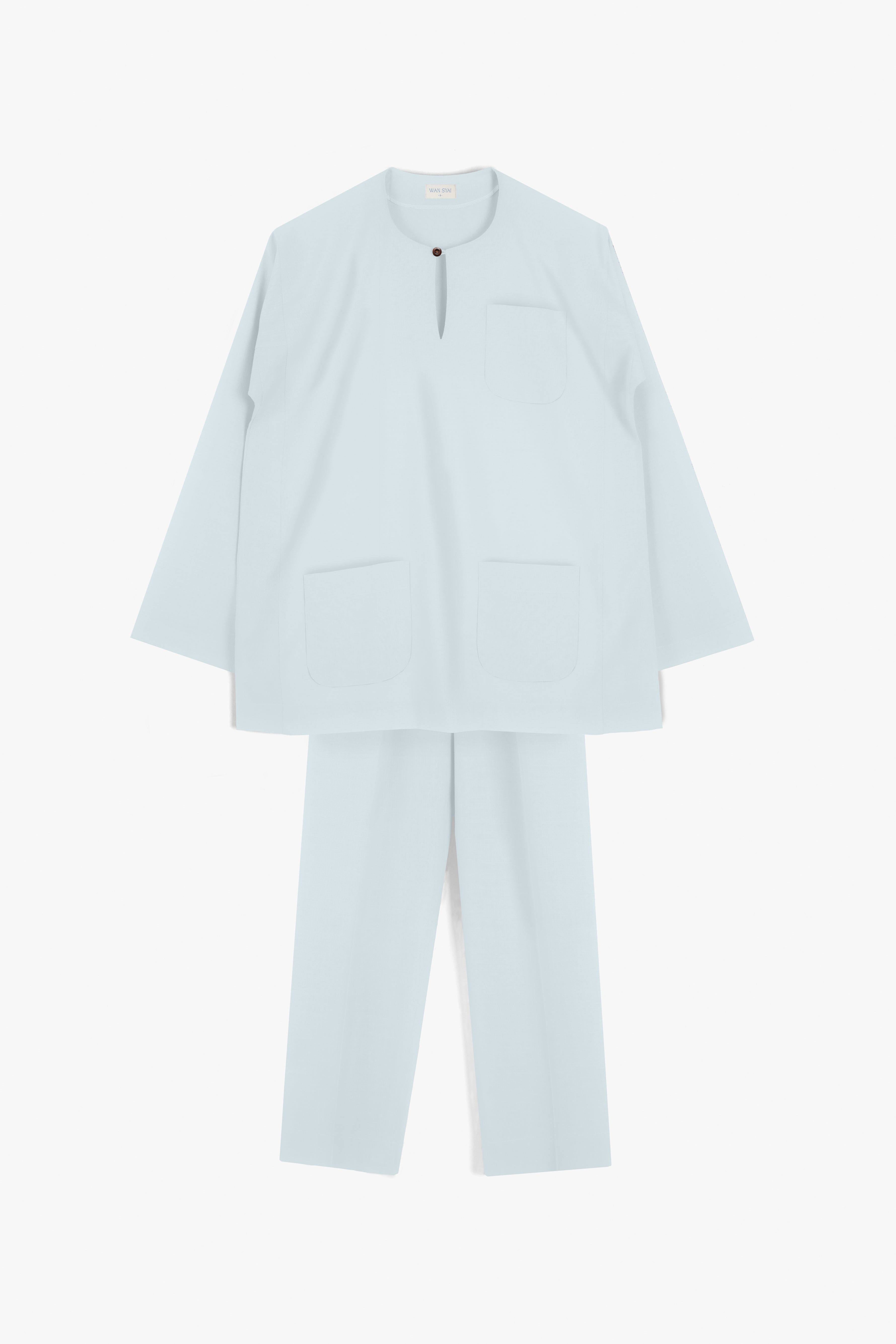 Teluk Belanga in Baby Blue