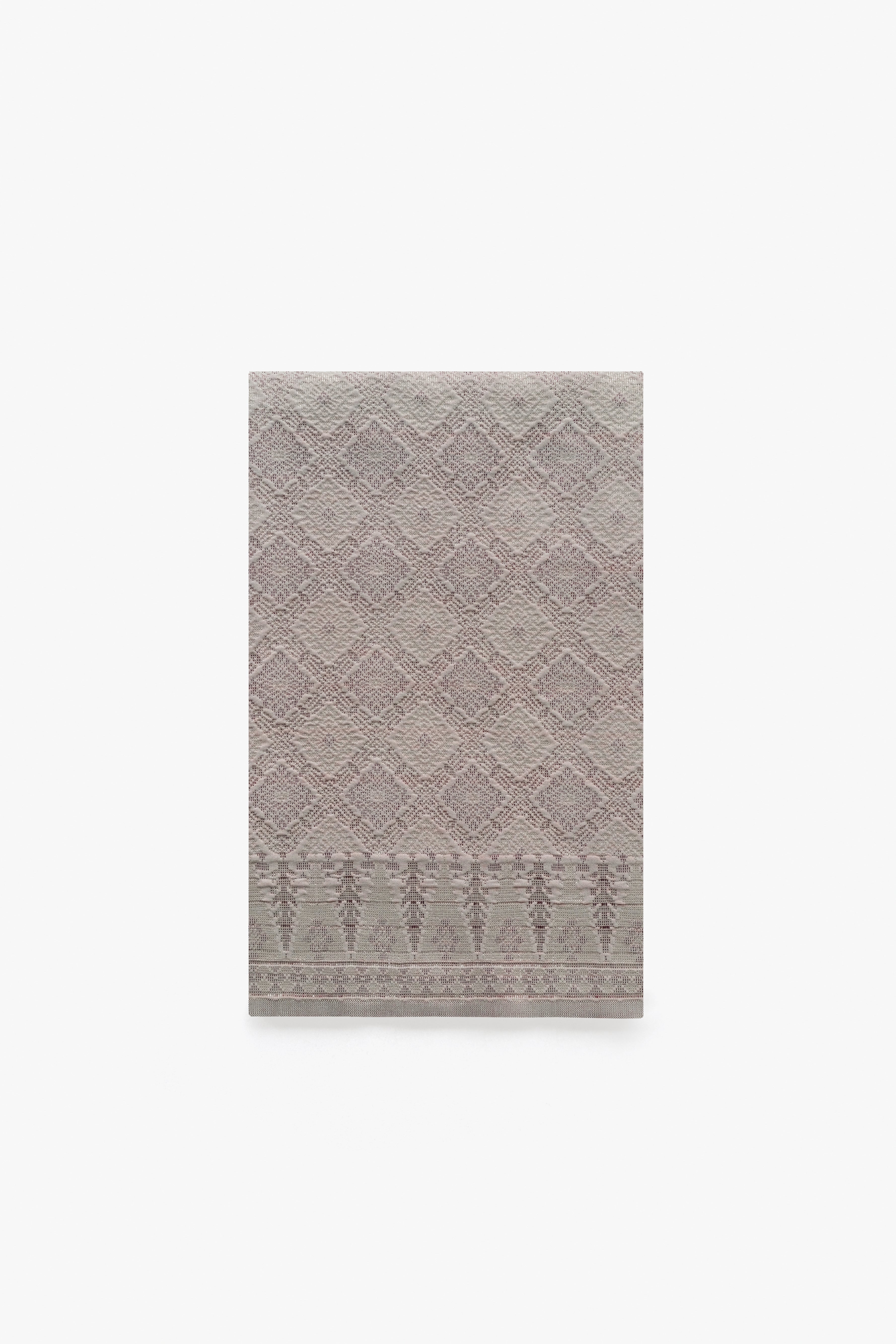 Songket Sampin in Gray Lilac