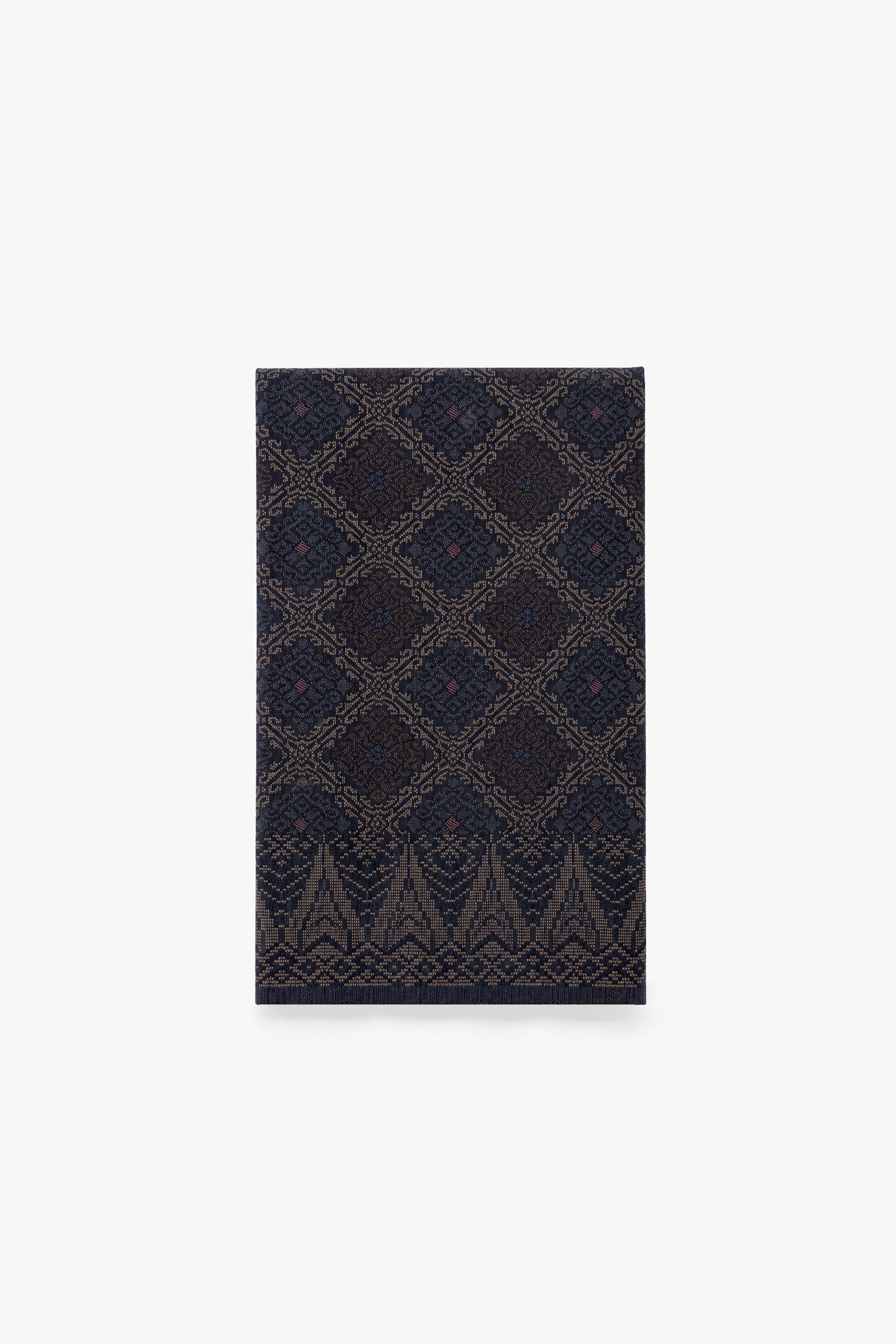 Songket Samping in Rich Mahogany