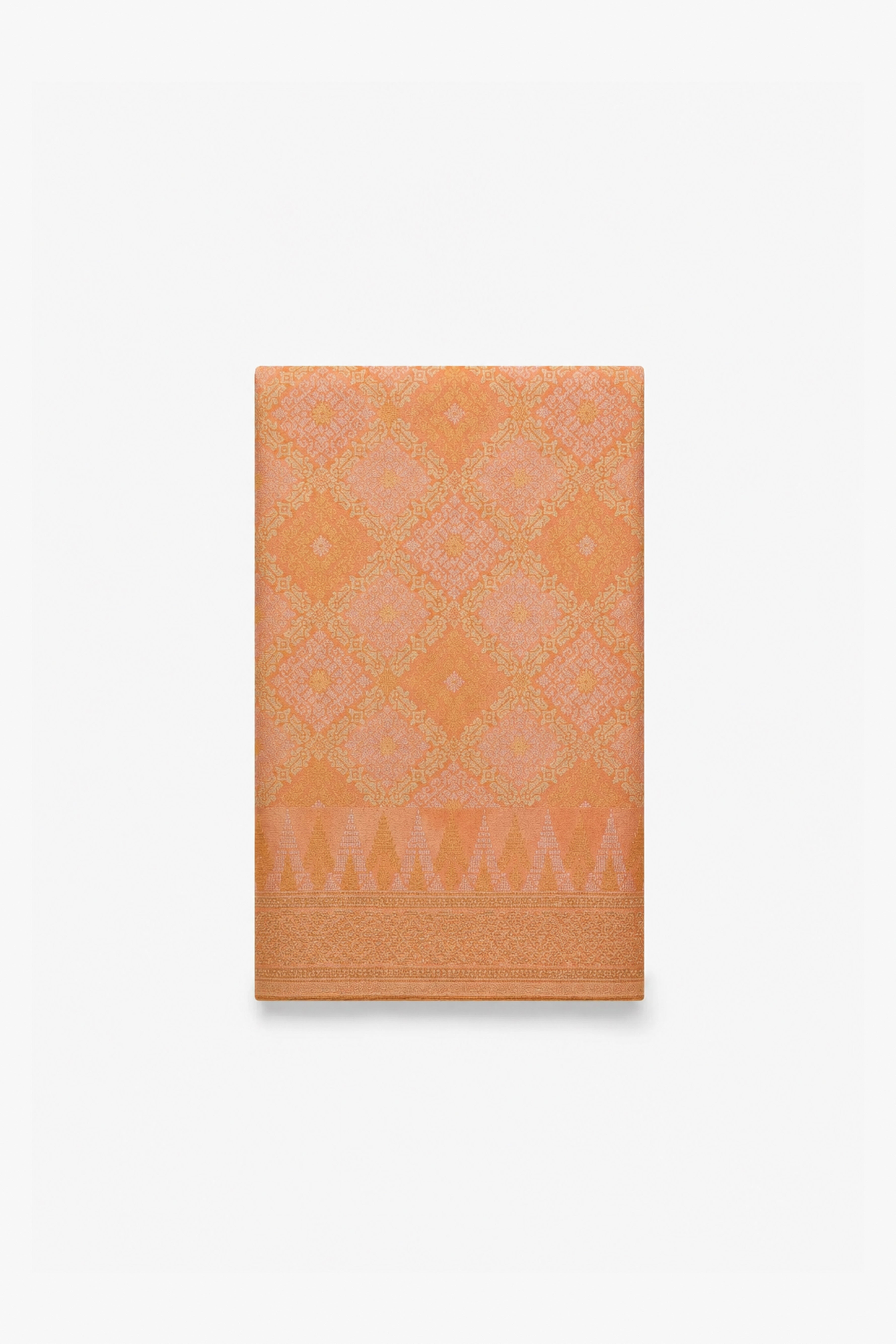 Songket Sampin in Tangerine