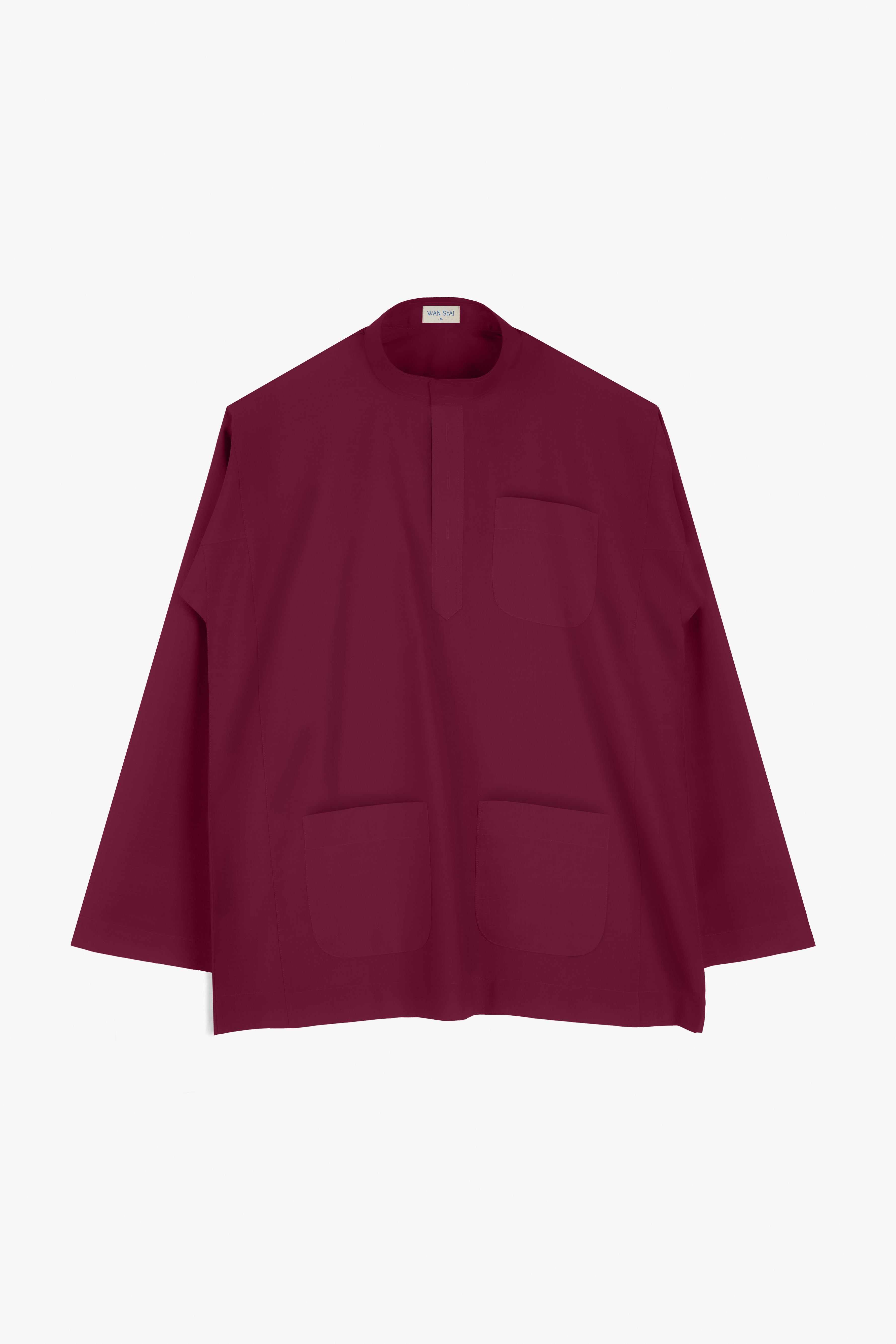 Cekak Musang in Burgundy