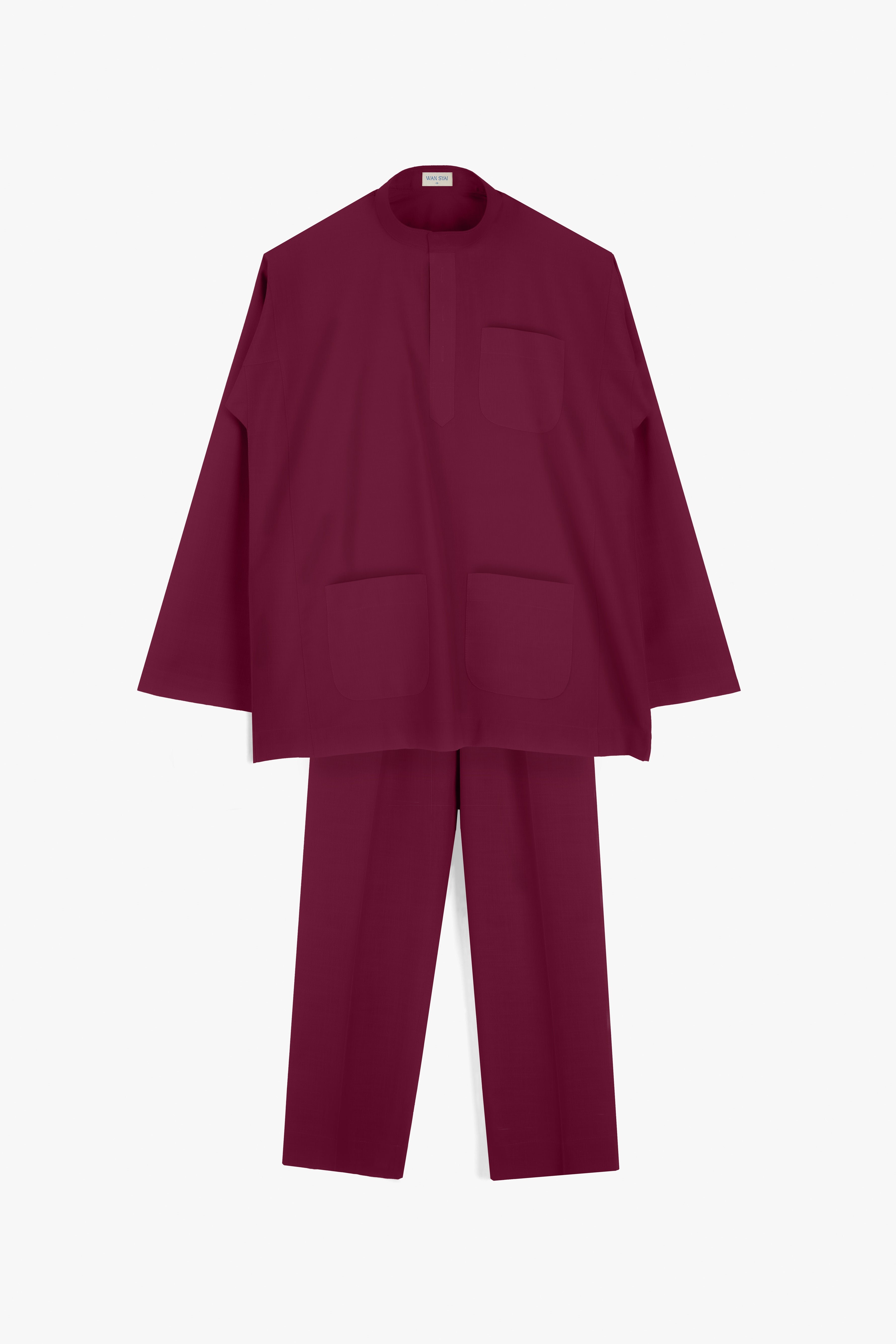 Cekak Musang in Burgundy