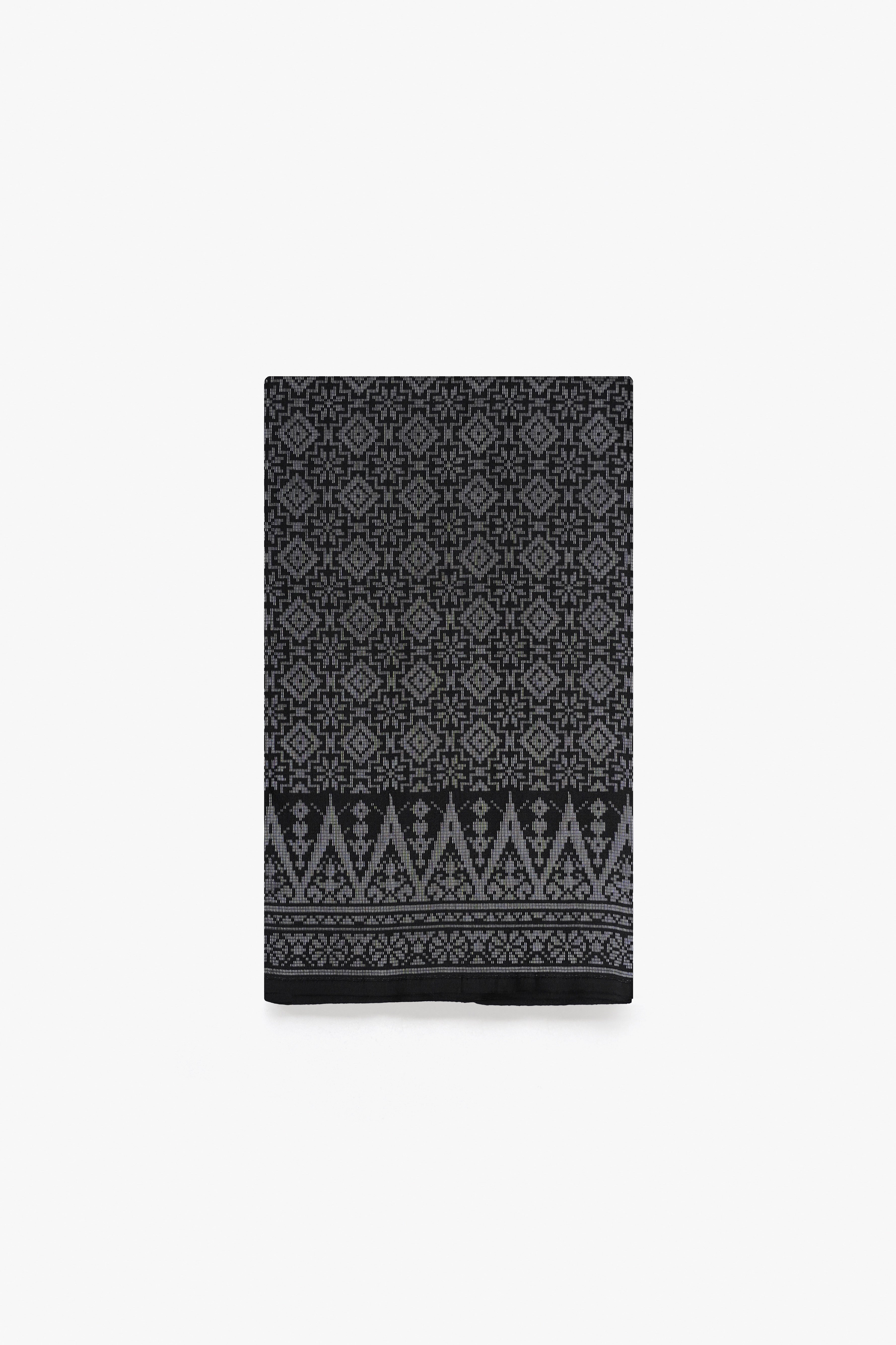 Songket Sampin in Black