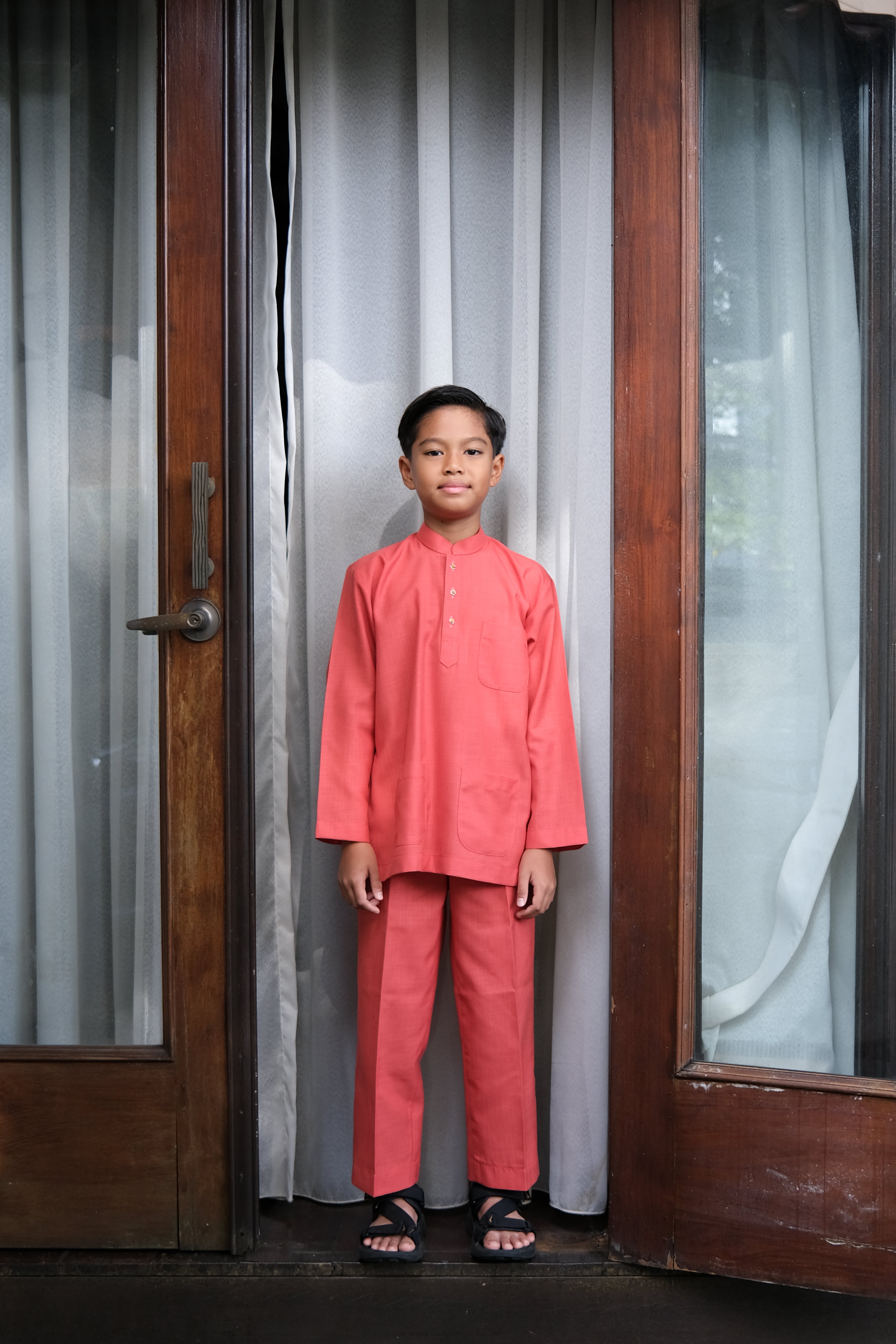 Tunku Kids in Brick Red