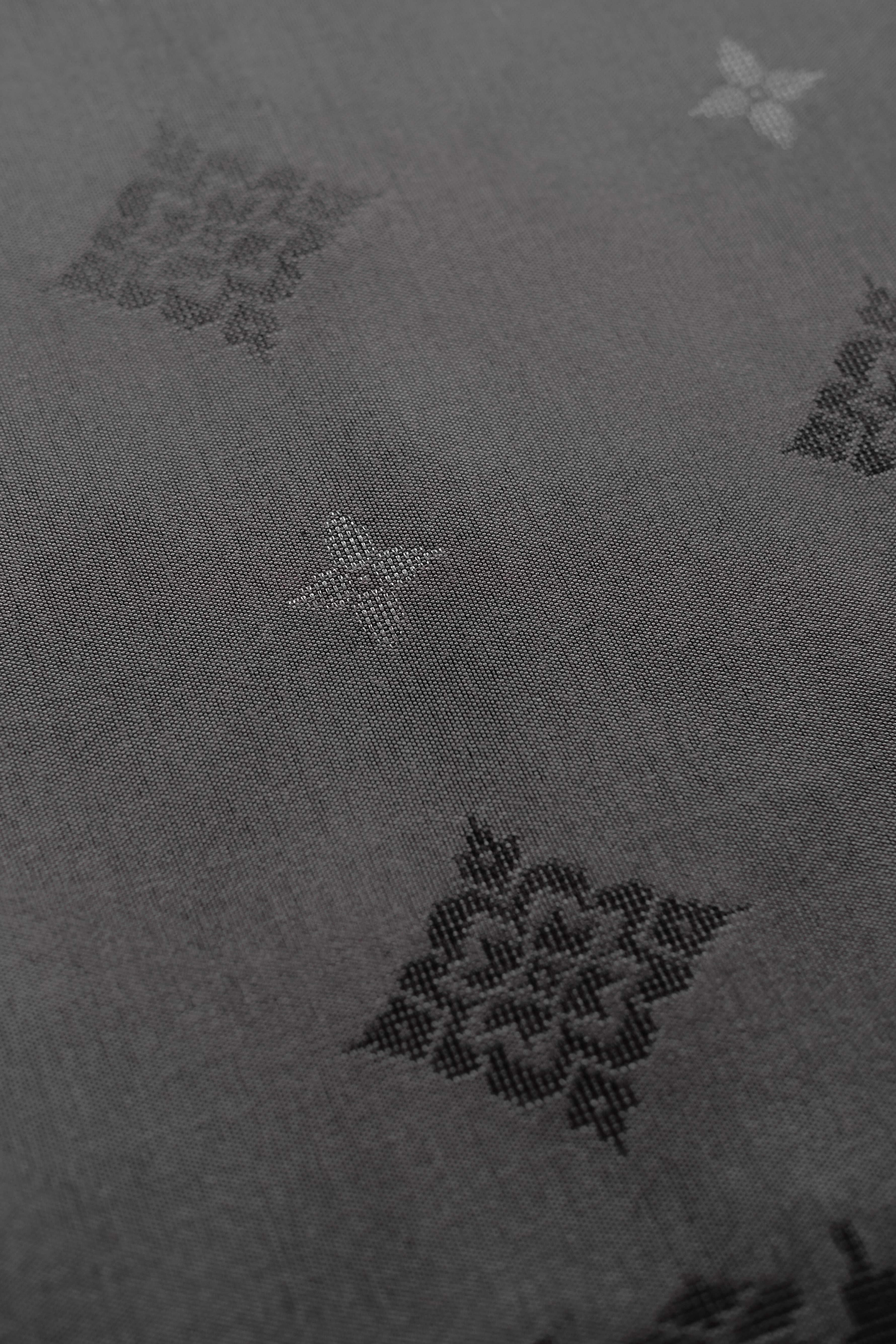 Bunga Tabur Songket Sampin in Dark Grey