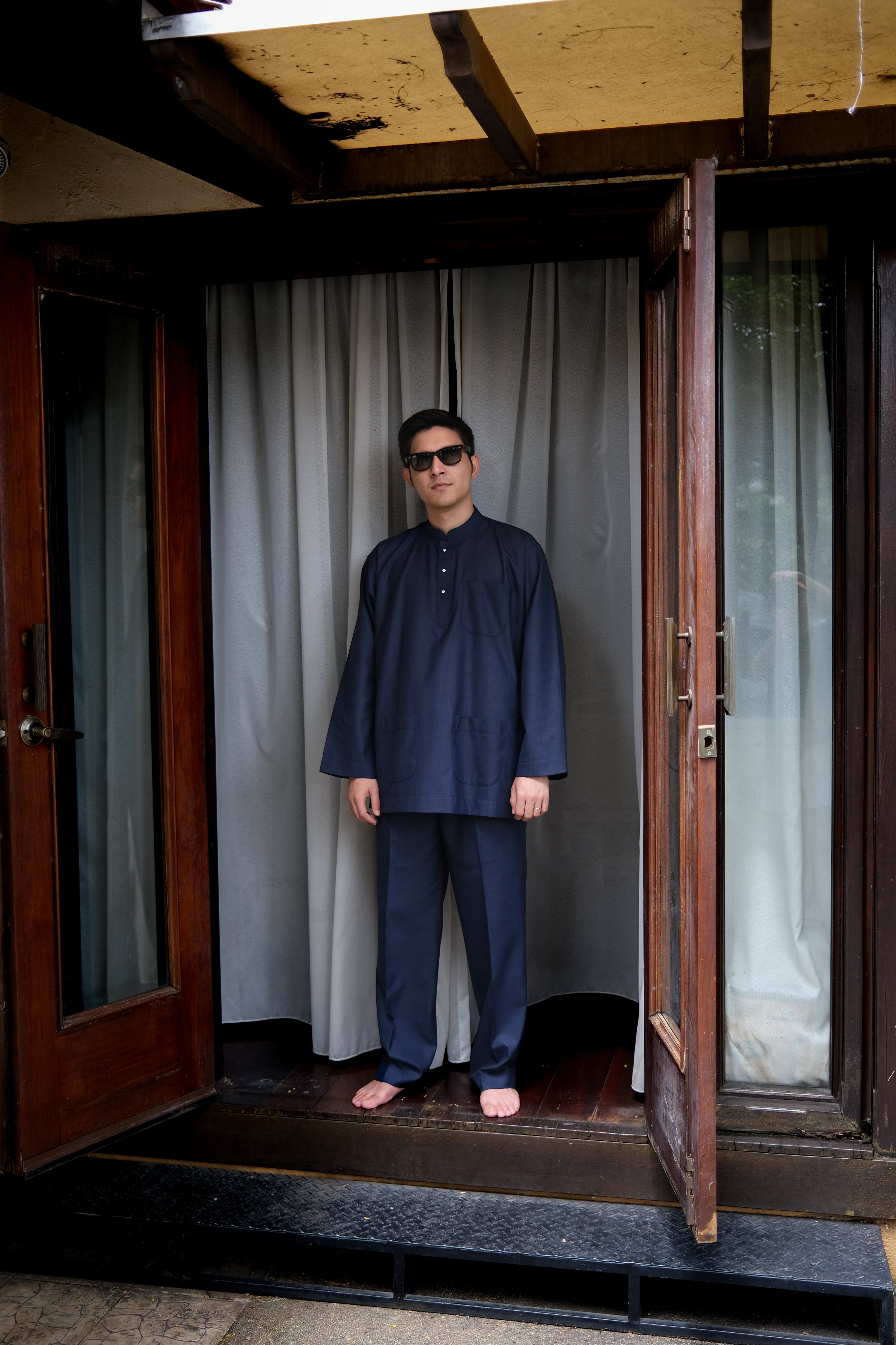 Tunku in Navy Blue