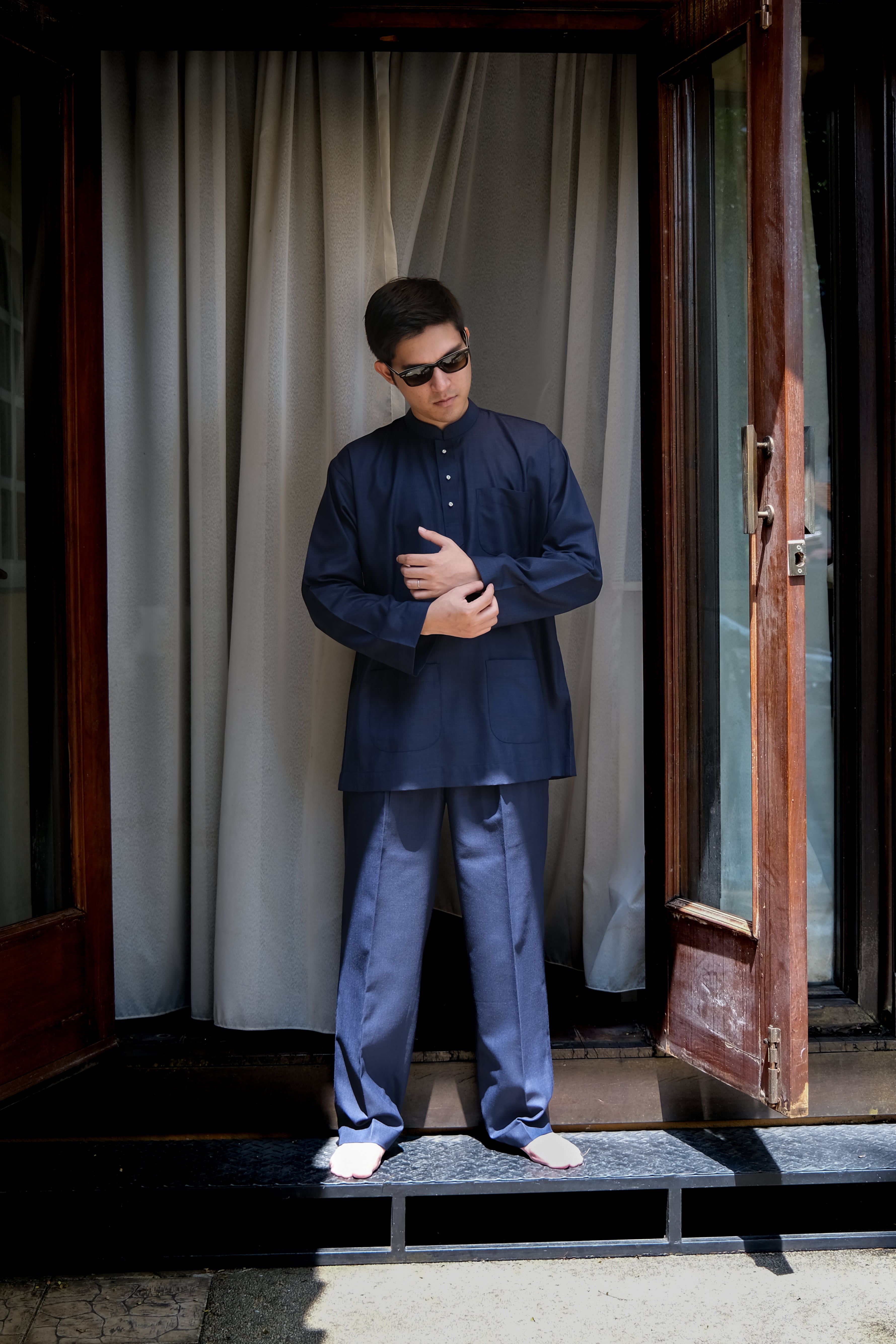 Tunku in Navy Blue