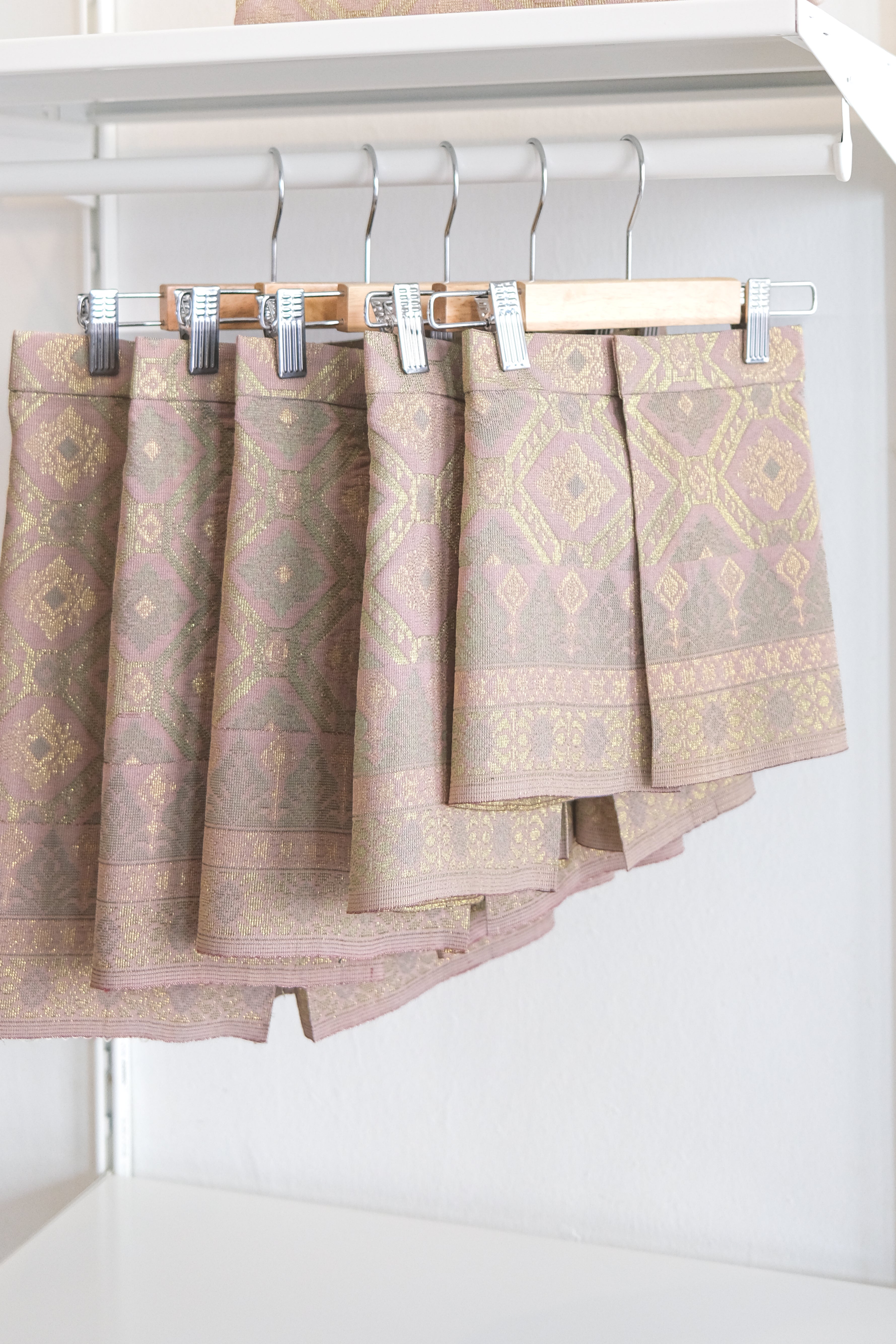 Songket Sampin Kids in Dusty Pink