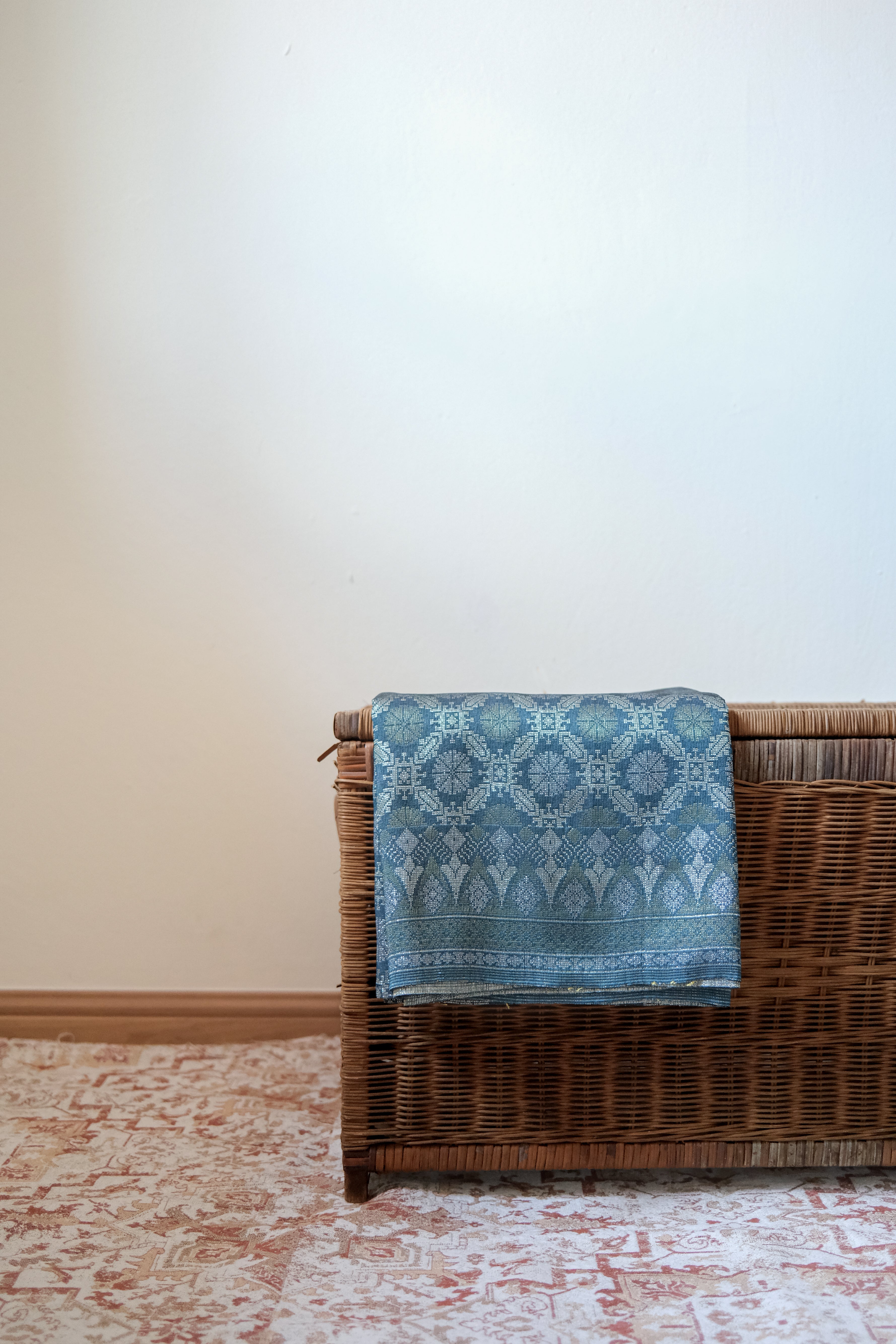 Songket Sampin in Blue