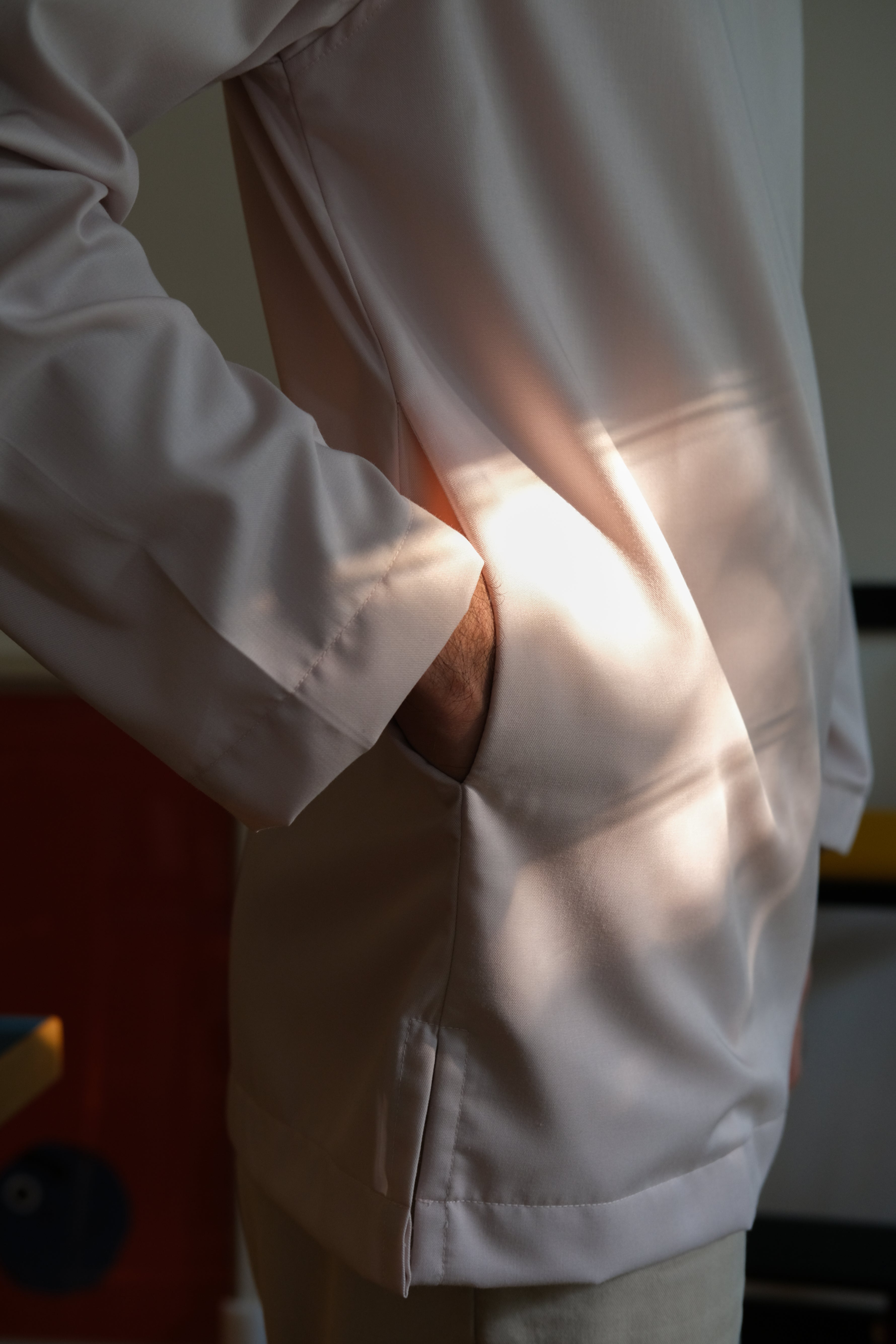 Long-sleeve Kurta in Soft Pink
