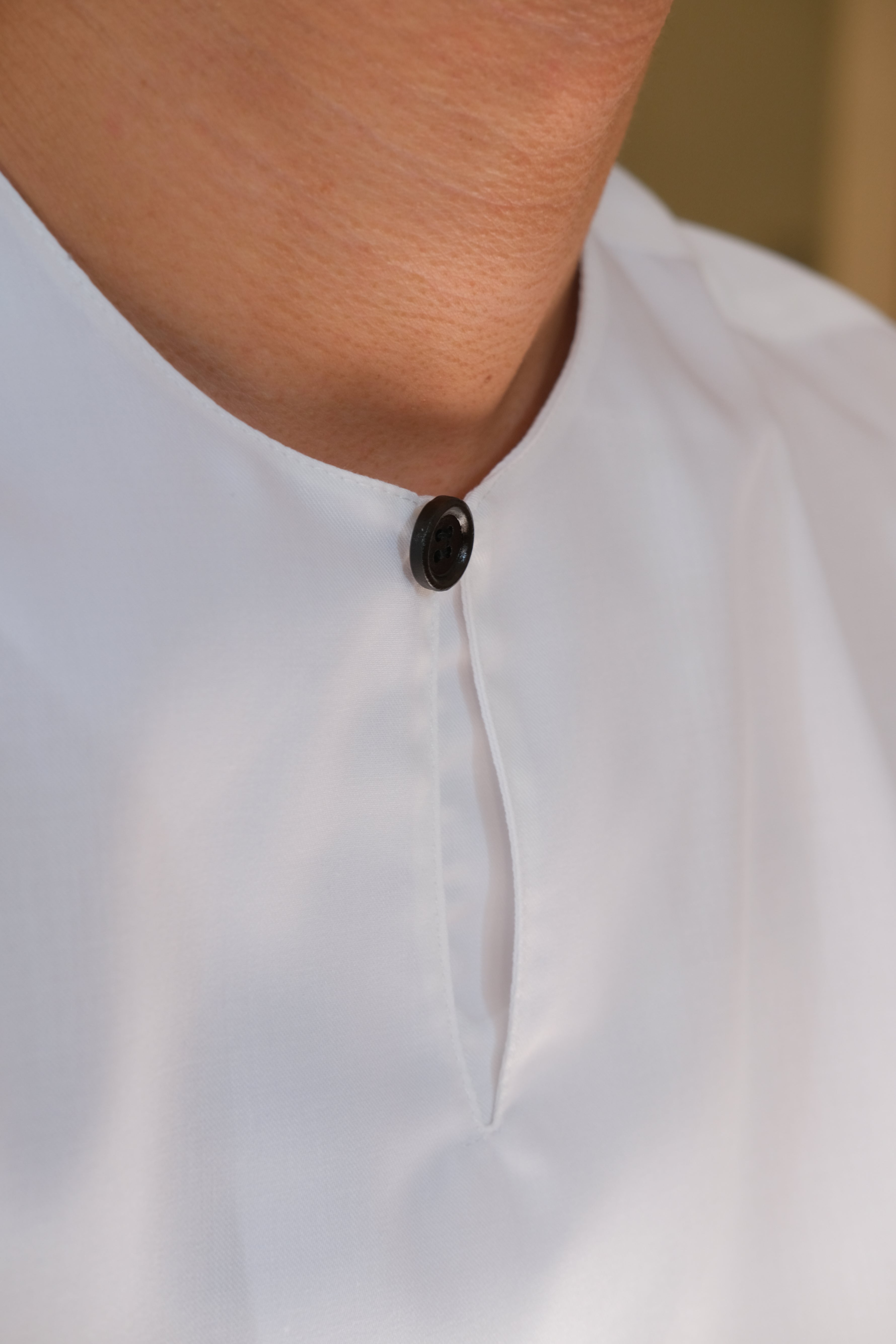 Long-sleeve Kurta in Off-white