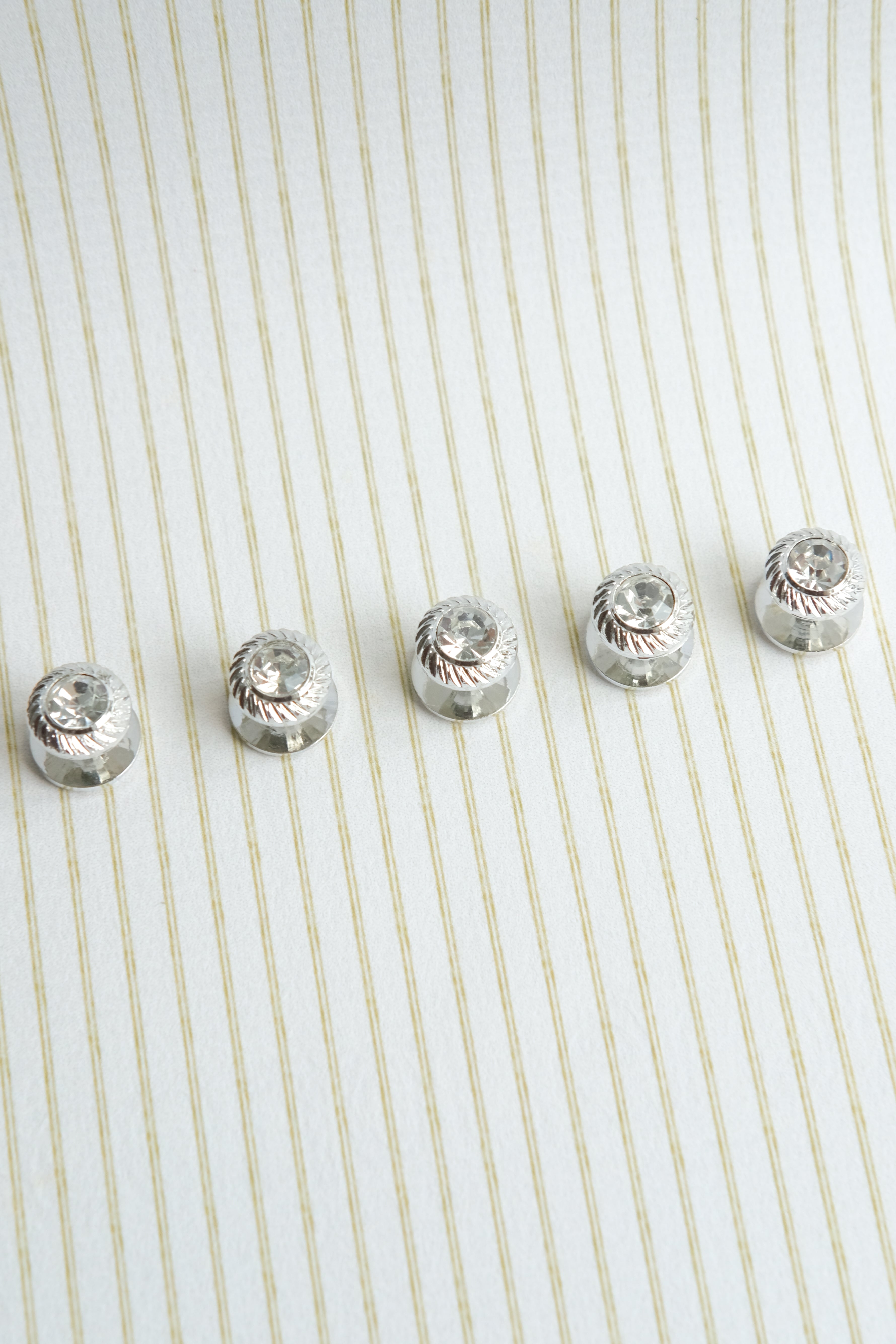 Antique Silver Baju Melayu Buttons