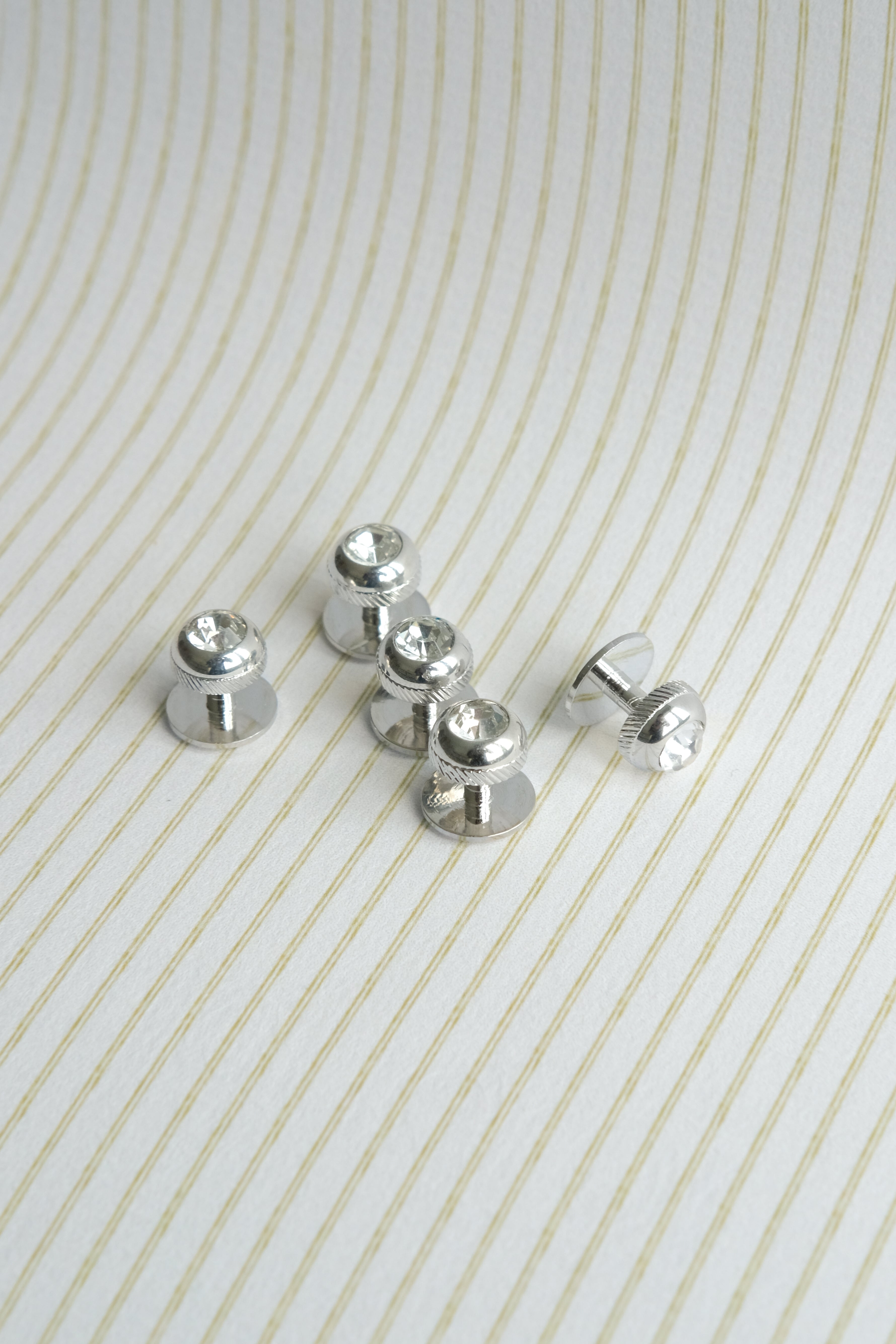 Classic Silver Baju Melayu Buttons