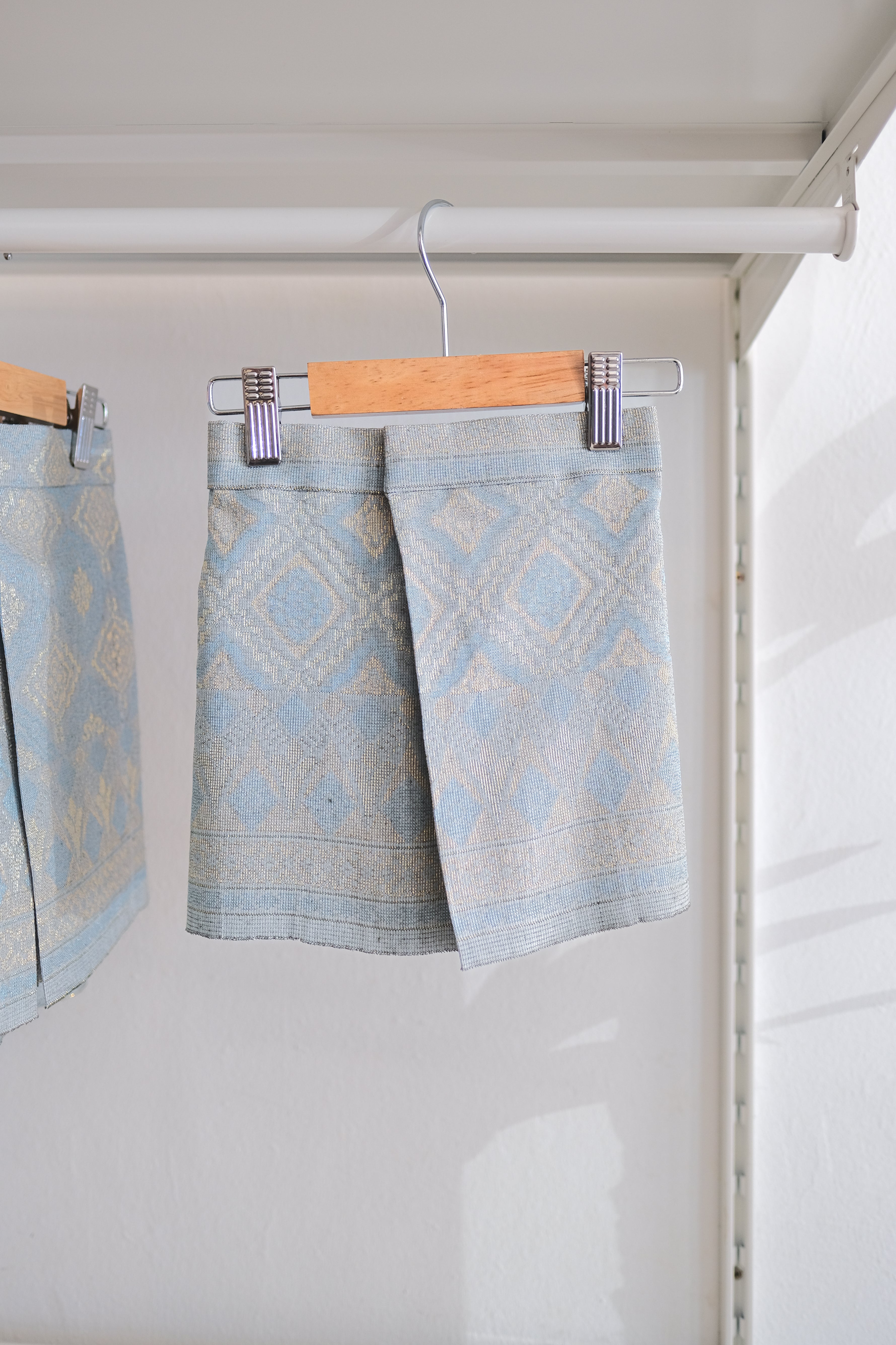 Songket Sampin Kids in Baby Blue