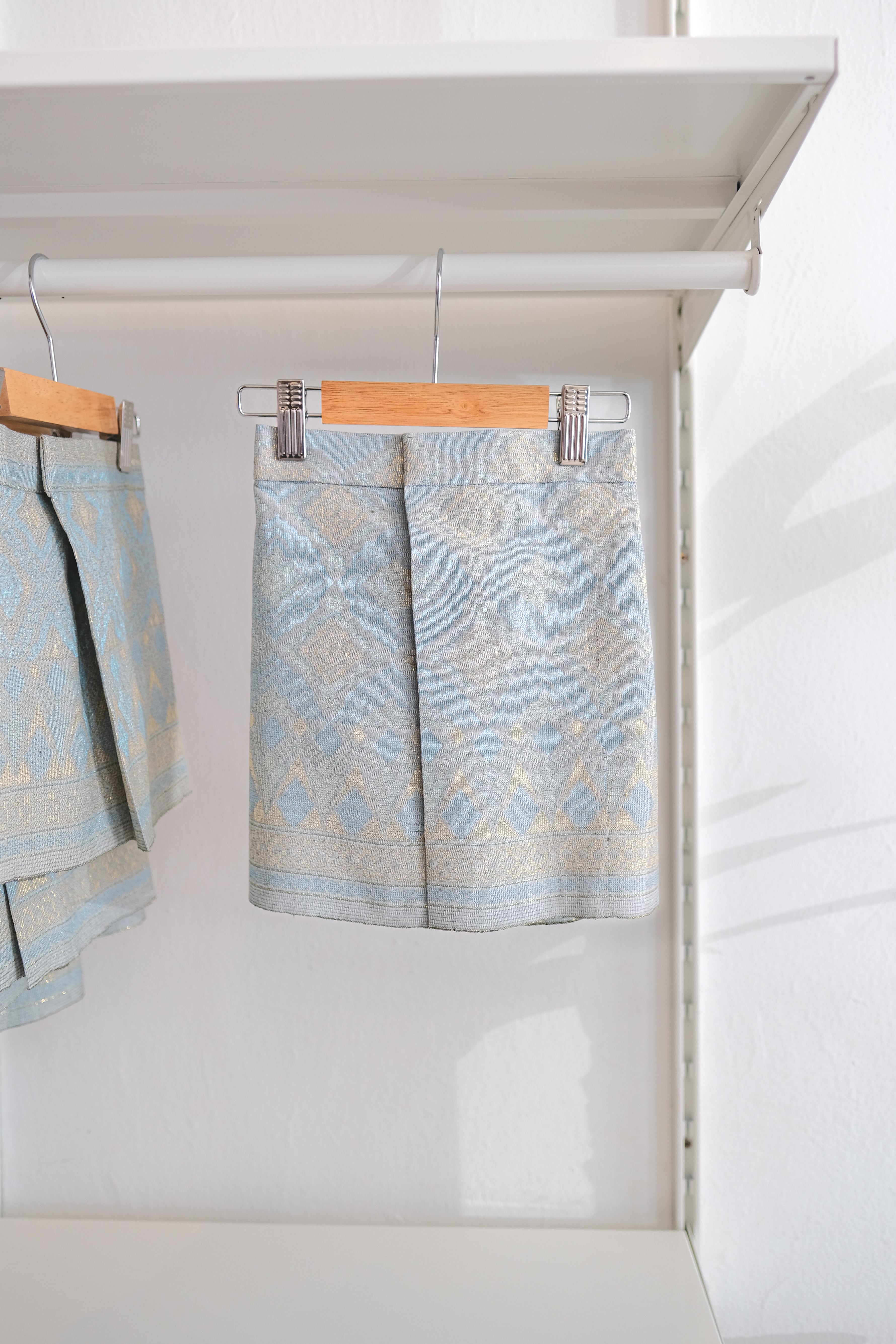 Songket Sampin Kids in Baby Blue