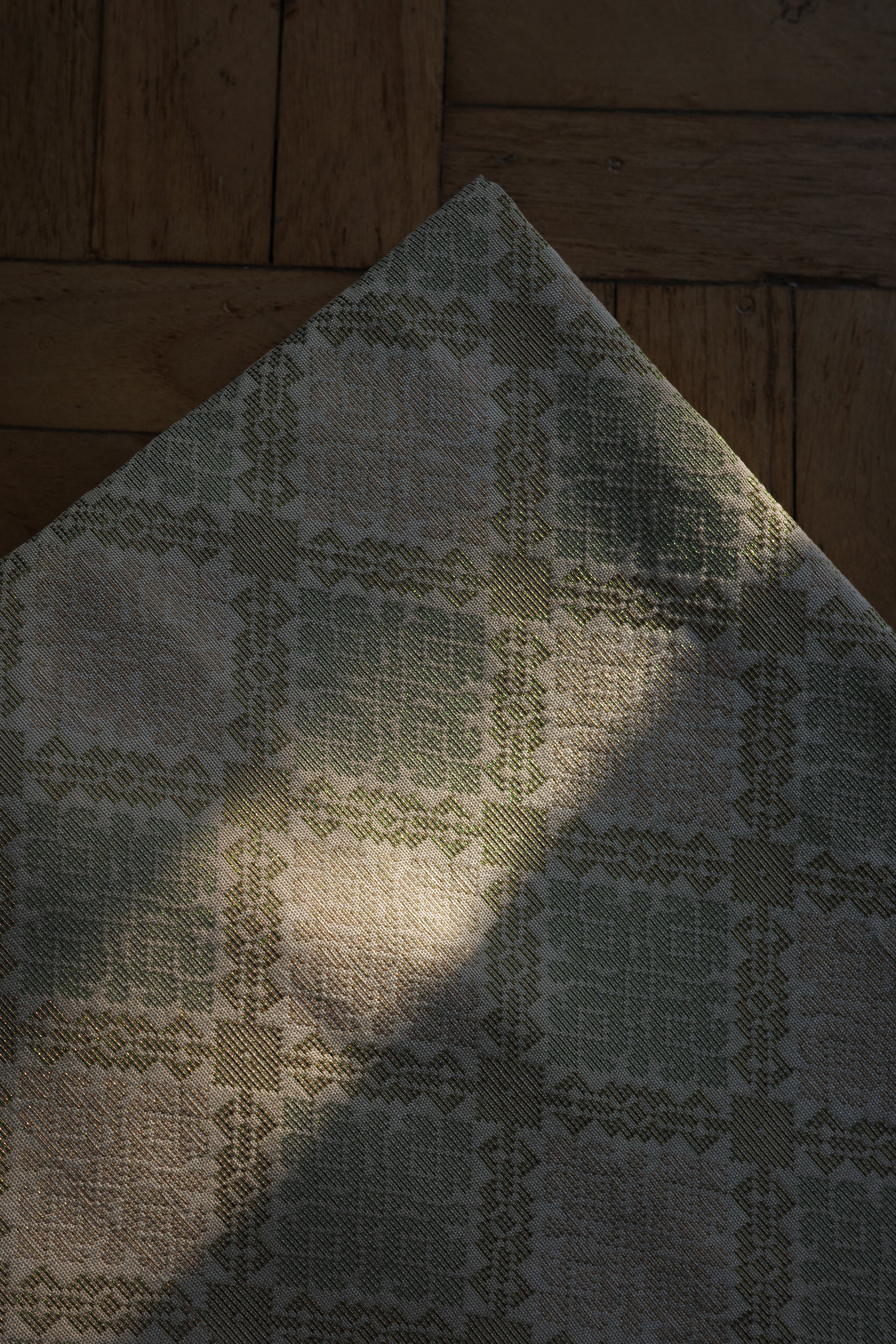 Songket Sampin in Soft Emerald