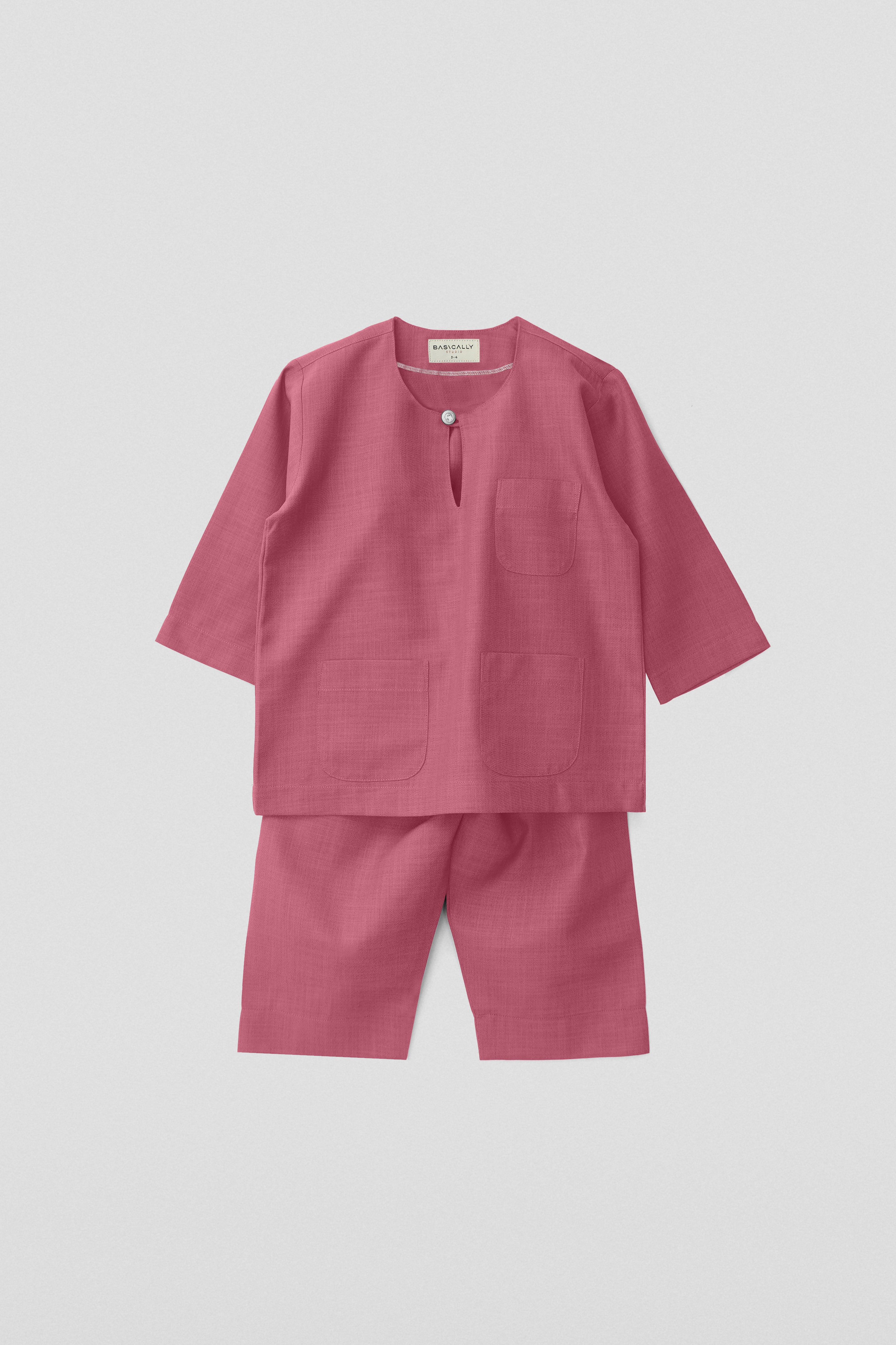 Teluk Belanga Kids in Fuchsia Pink