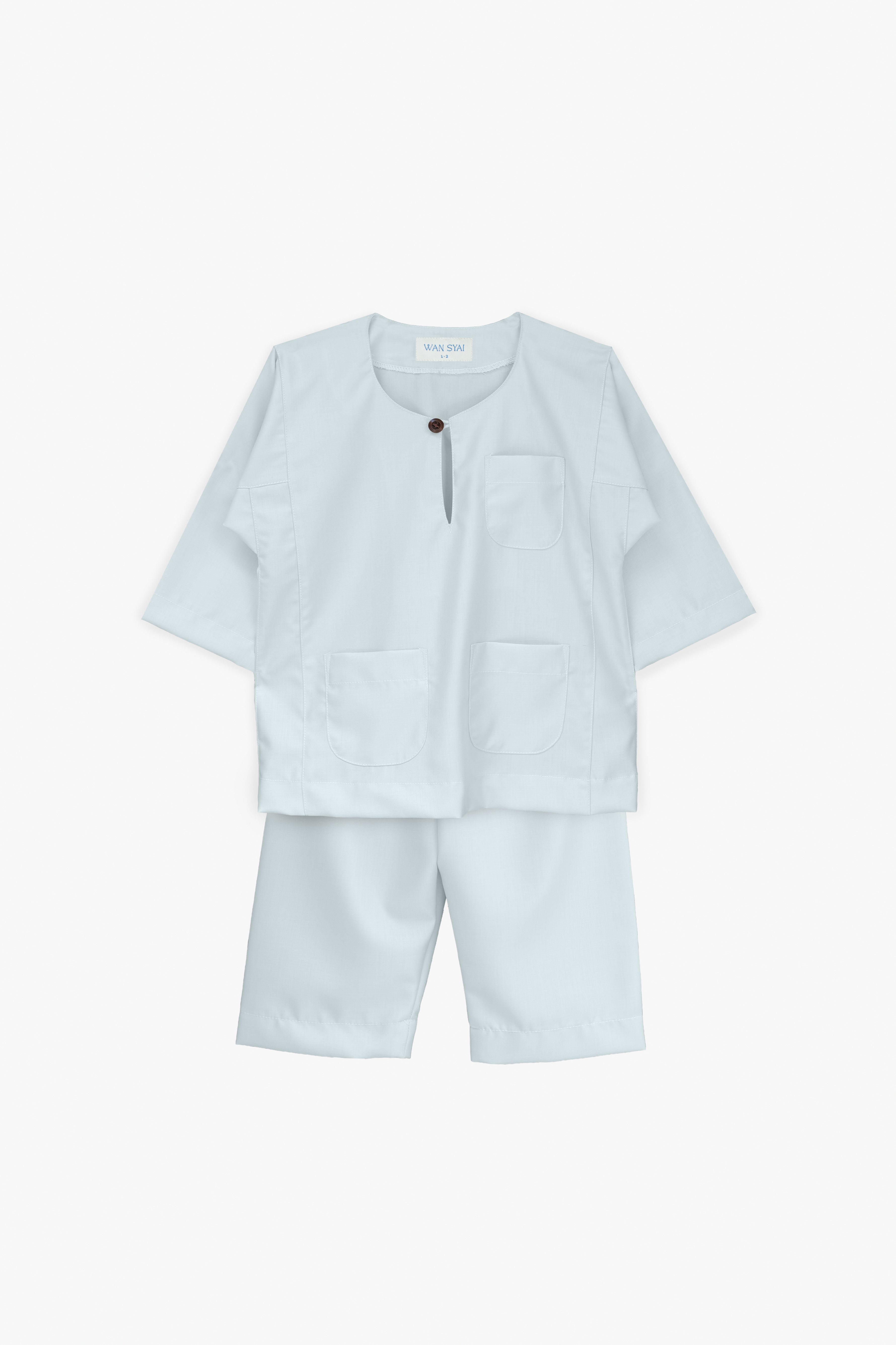 Teluk Belanga Kids with Pesak in Baby Blue