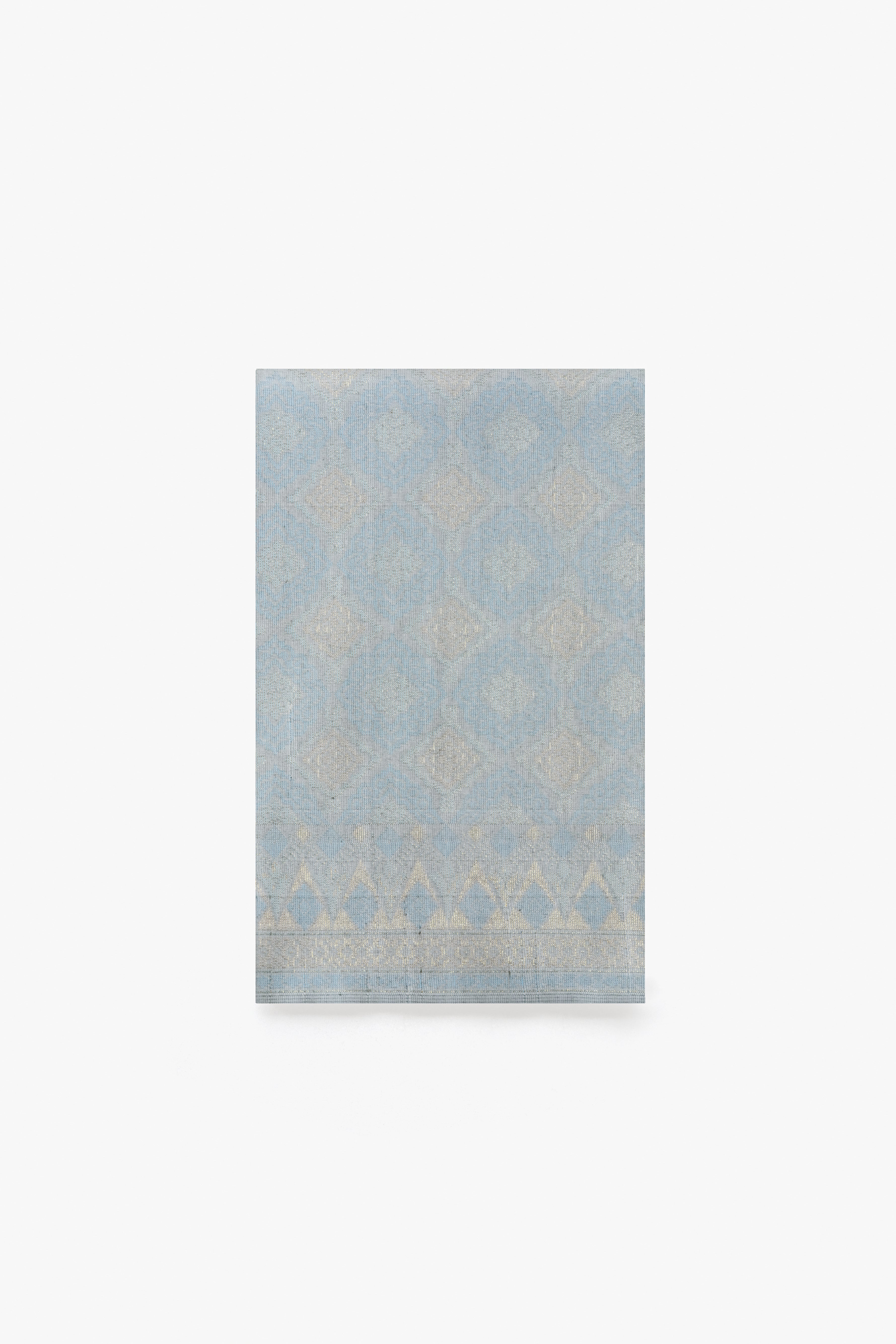Songket Sampin in Baby Blue