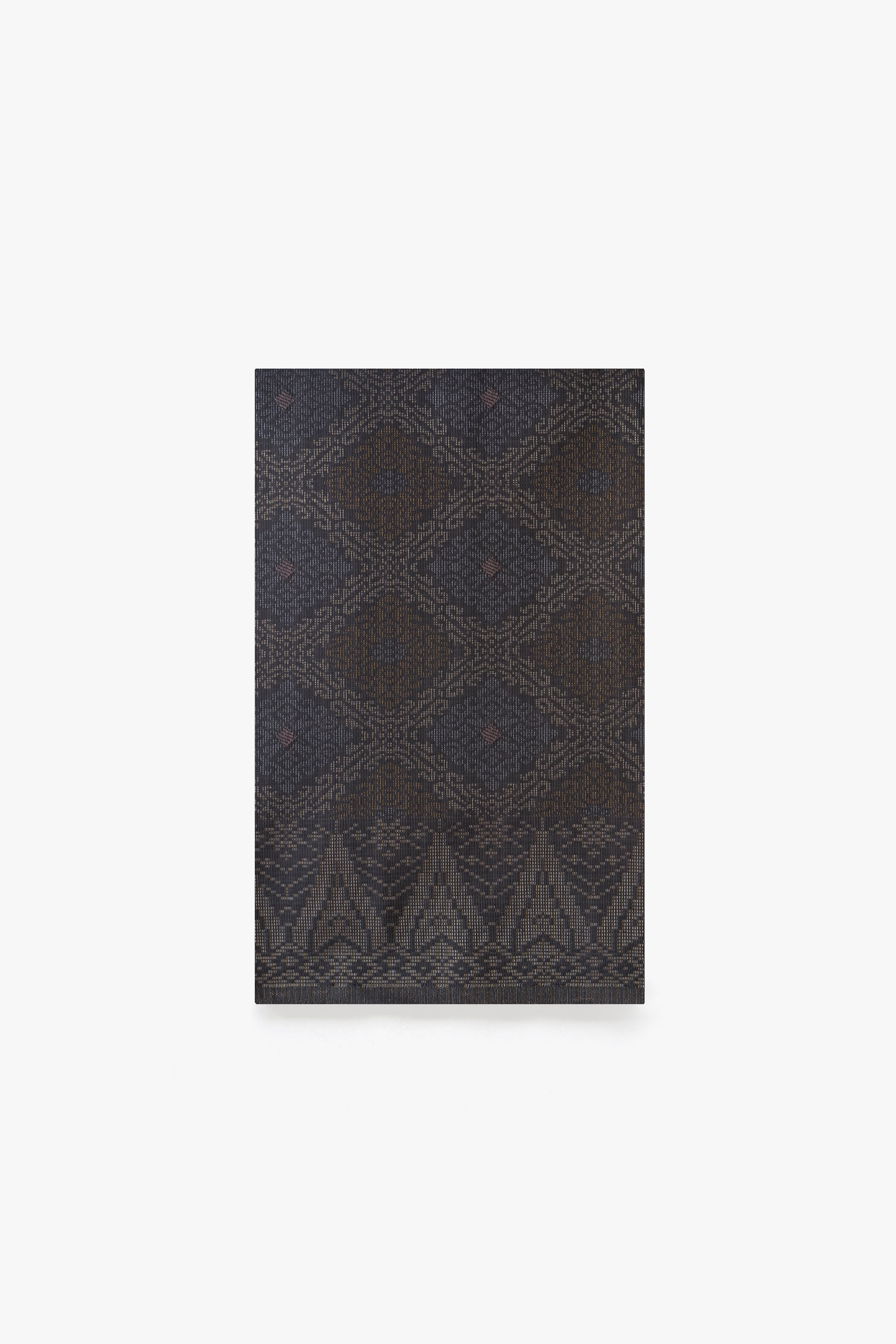 Songket Sampin in Rich Mahogany