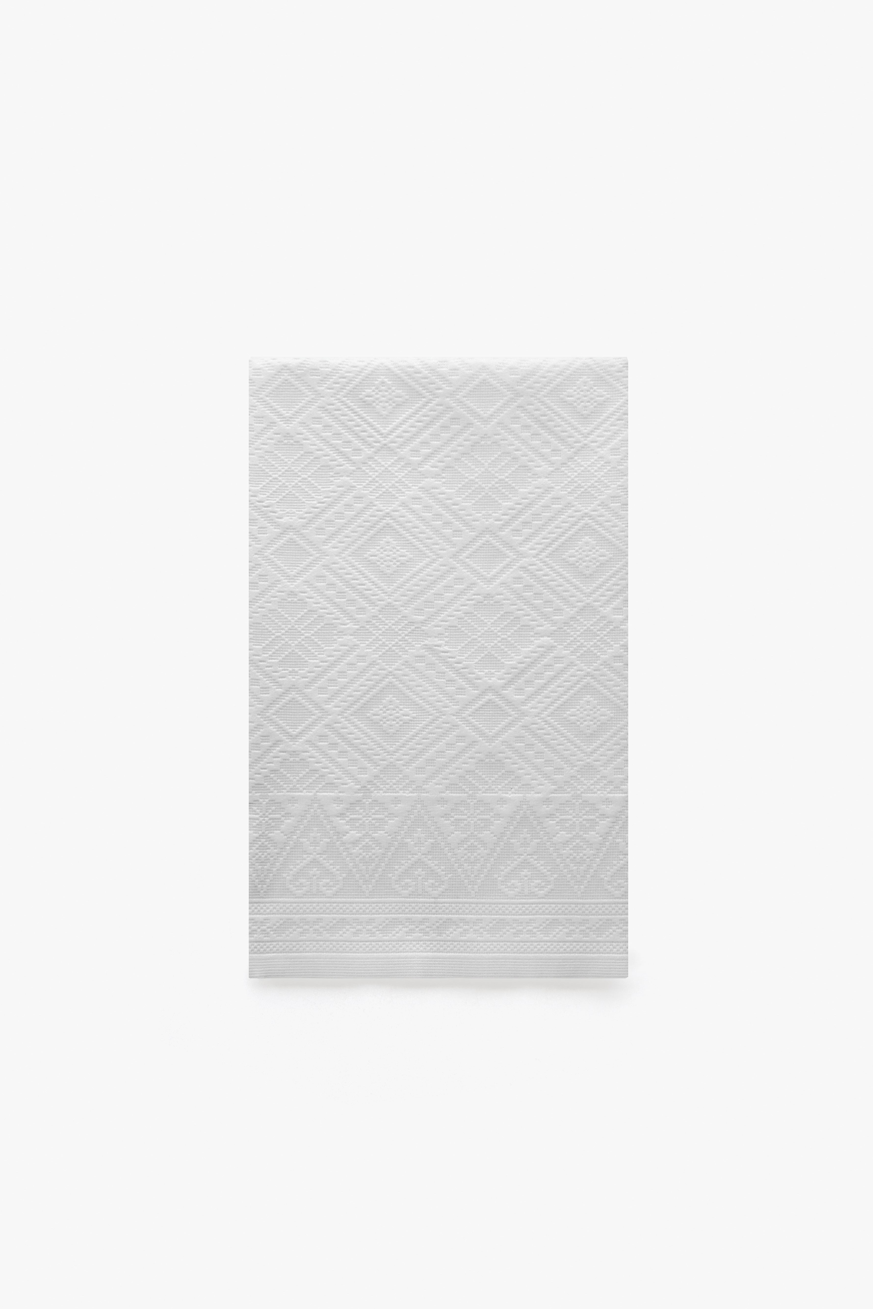 Songket Sampin in Simply White